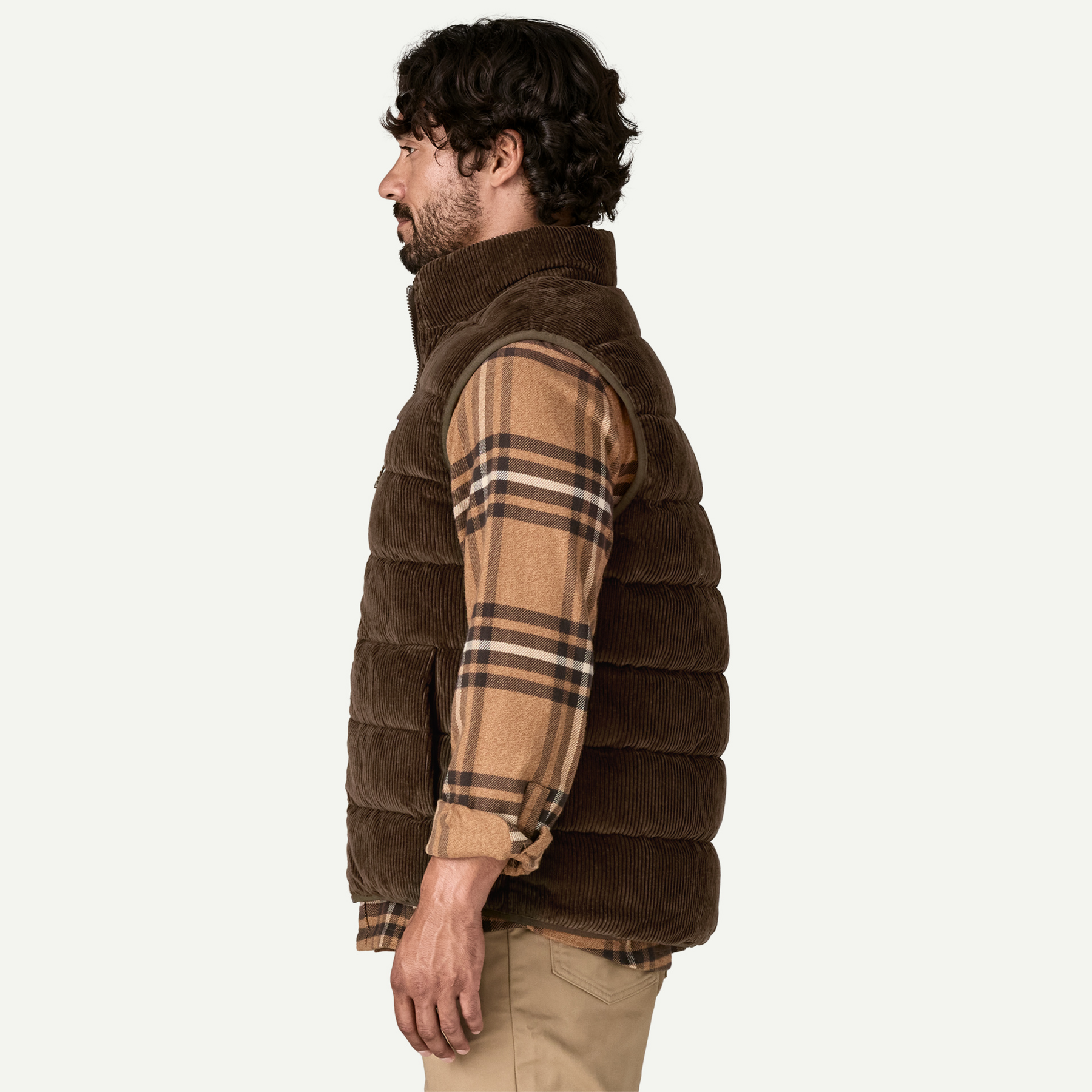 Reversible Cotton Down Vest - Image 4