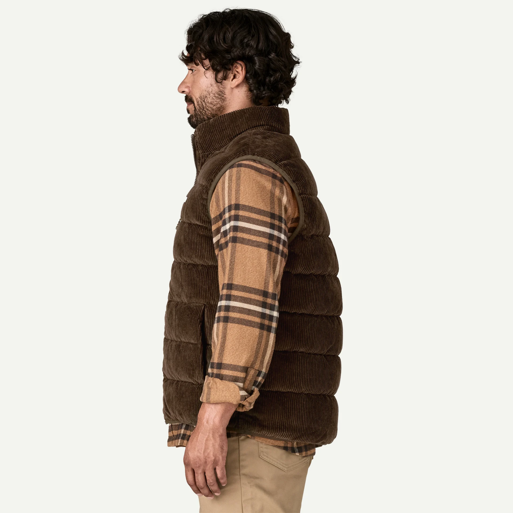 Reversible Cotton Down Vest - Image 4