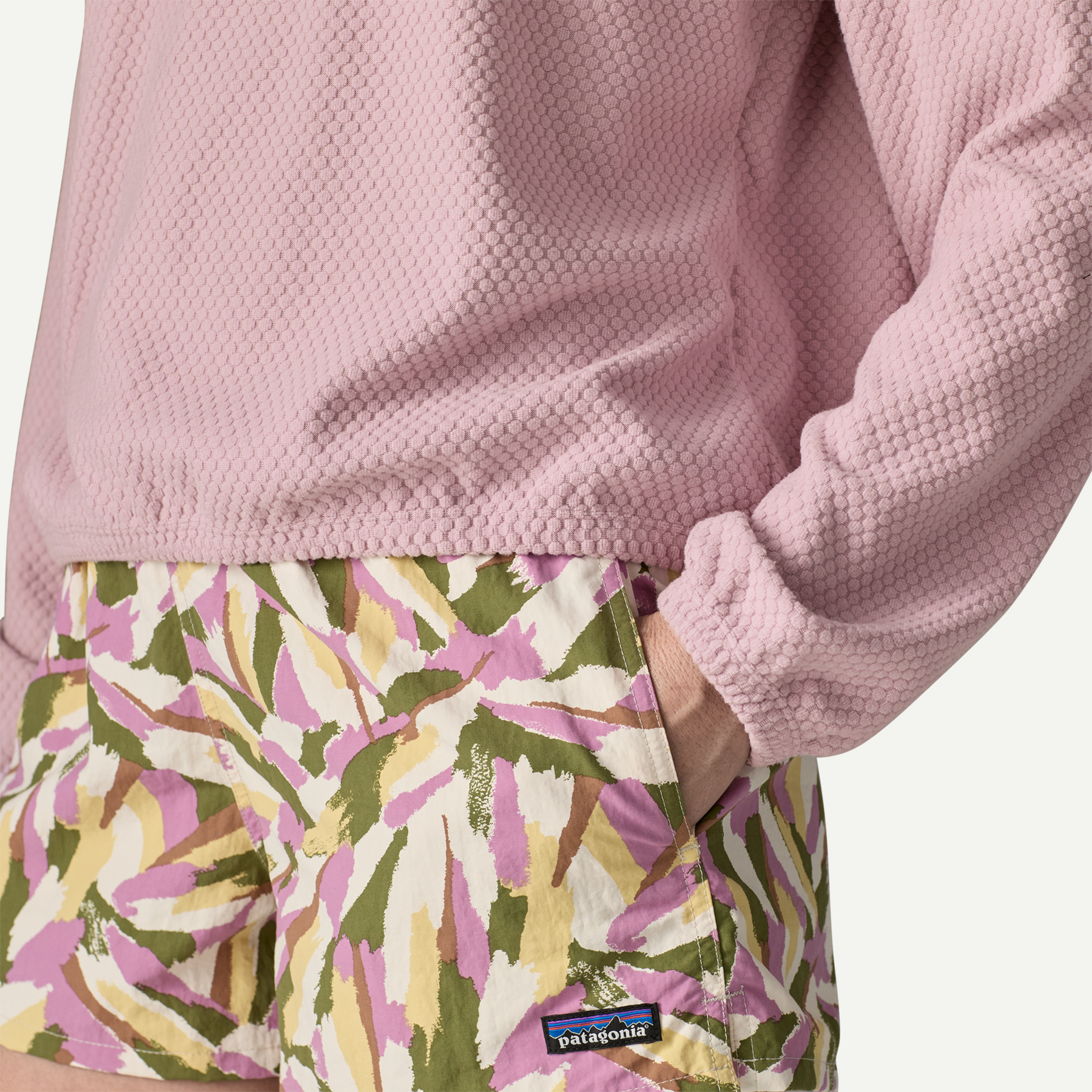 Women's Textured Fleece Crewneck - Image 8