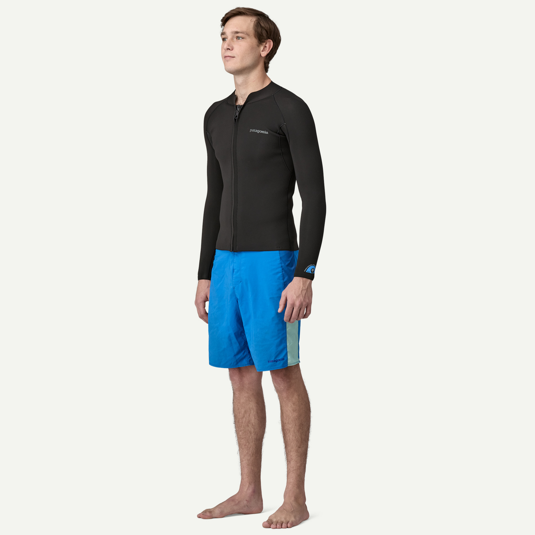 Men's Yulex Regulator Lite Front-Zip Long-Sleeved Wetsuit Top - Image 3