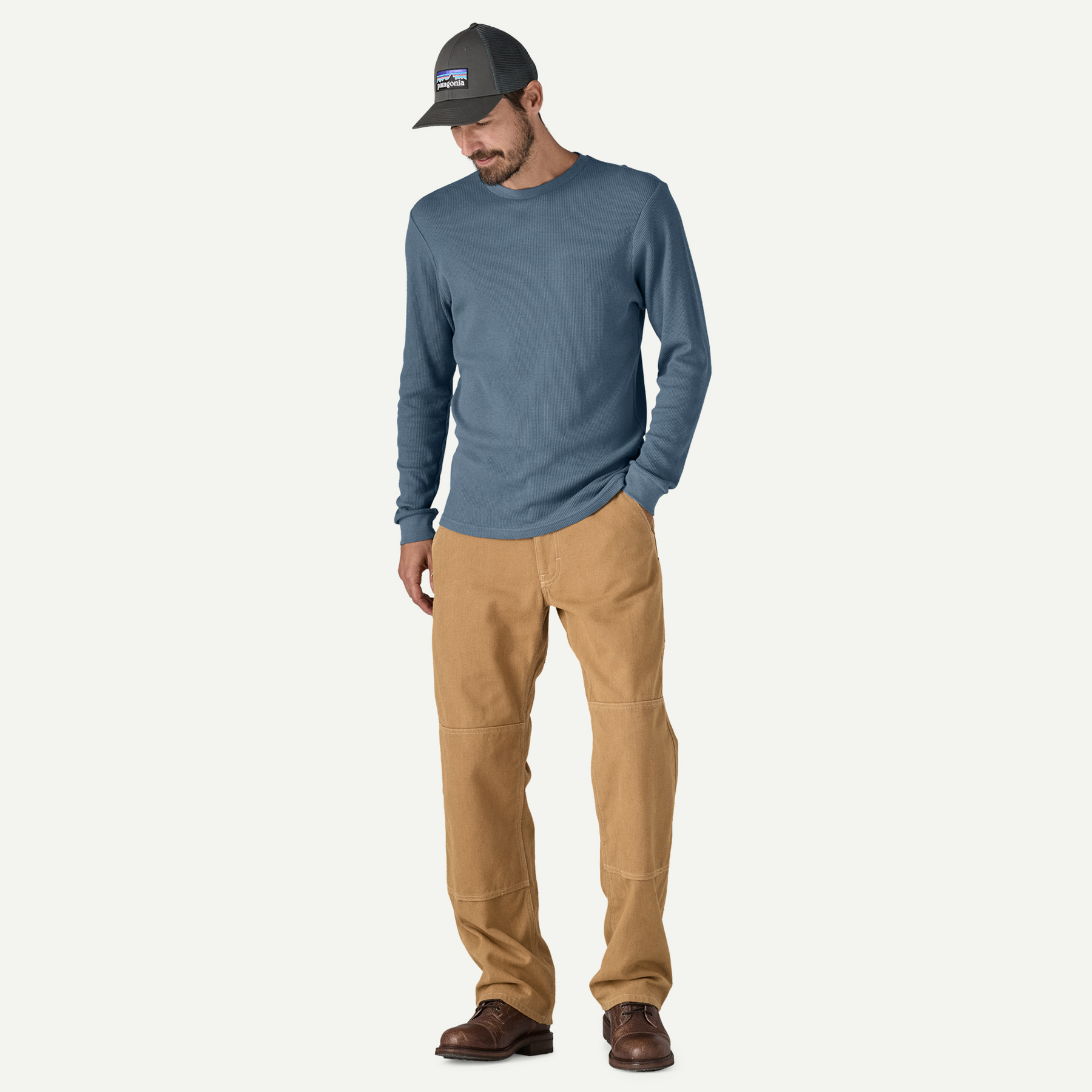 Men's Work Waffle Crewneck - Image 4