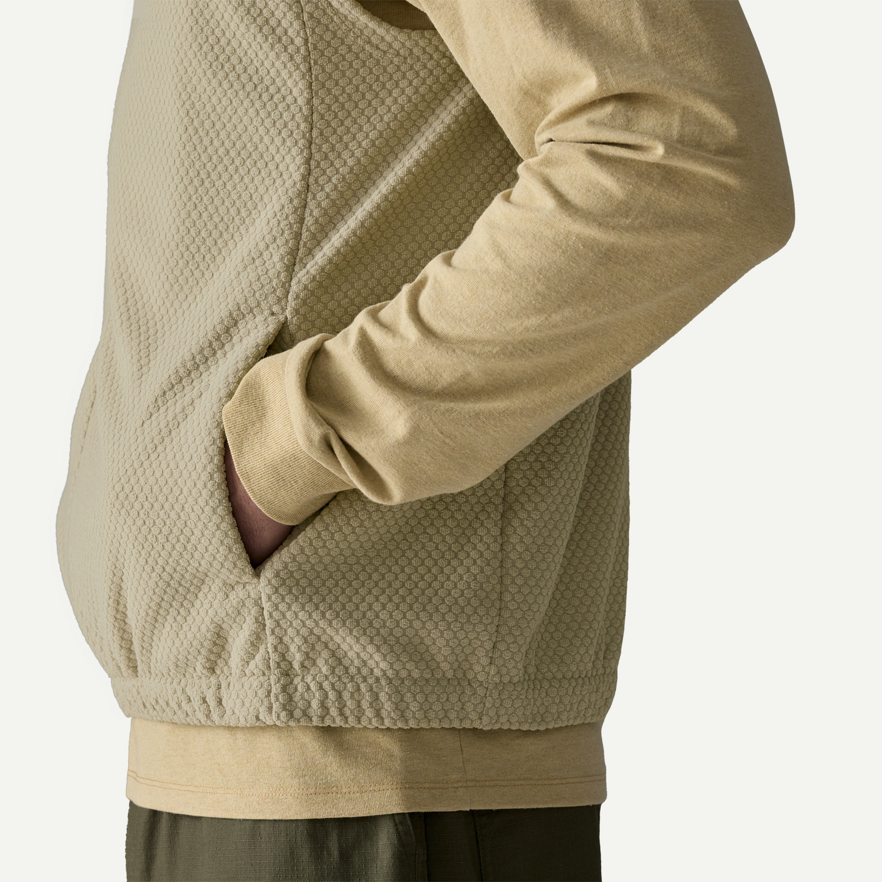 Men's Textured Fleece Vest - Image 6