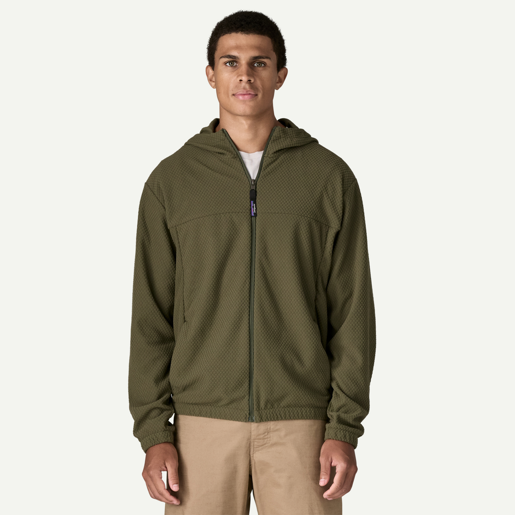 Men's Textured Fleece Hoody - Image 2