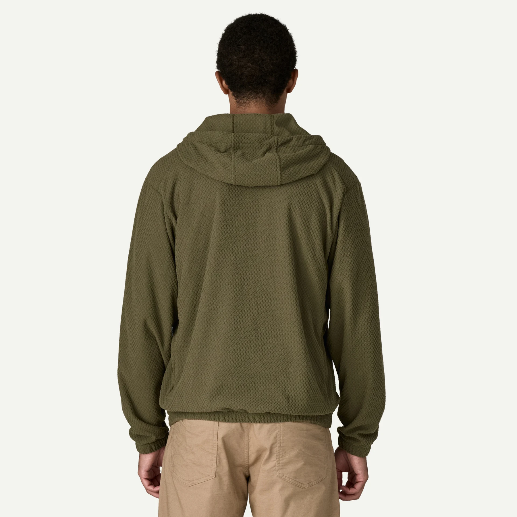 Men's Textured Fleece Hoody - Image 3