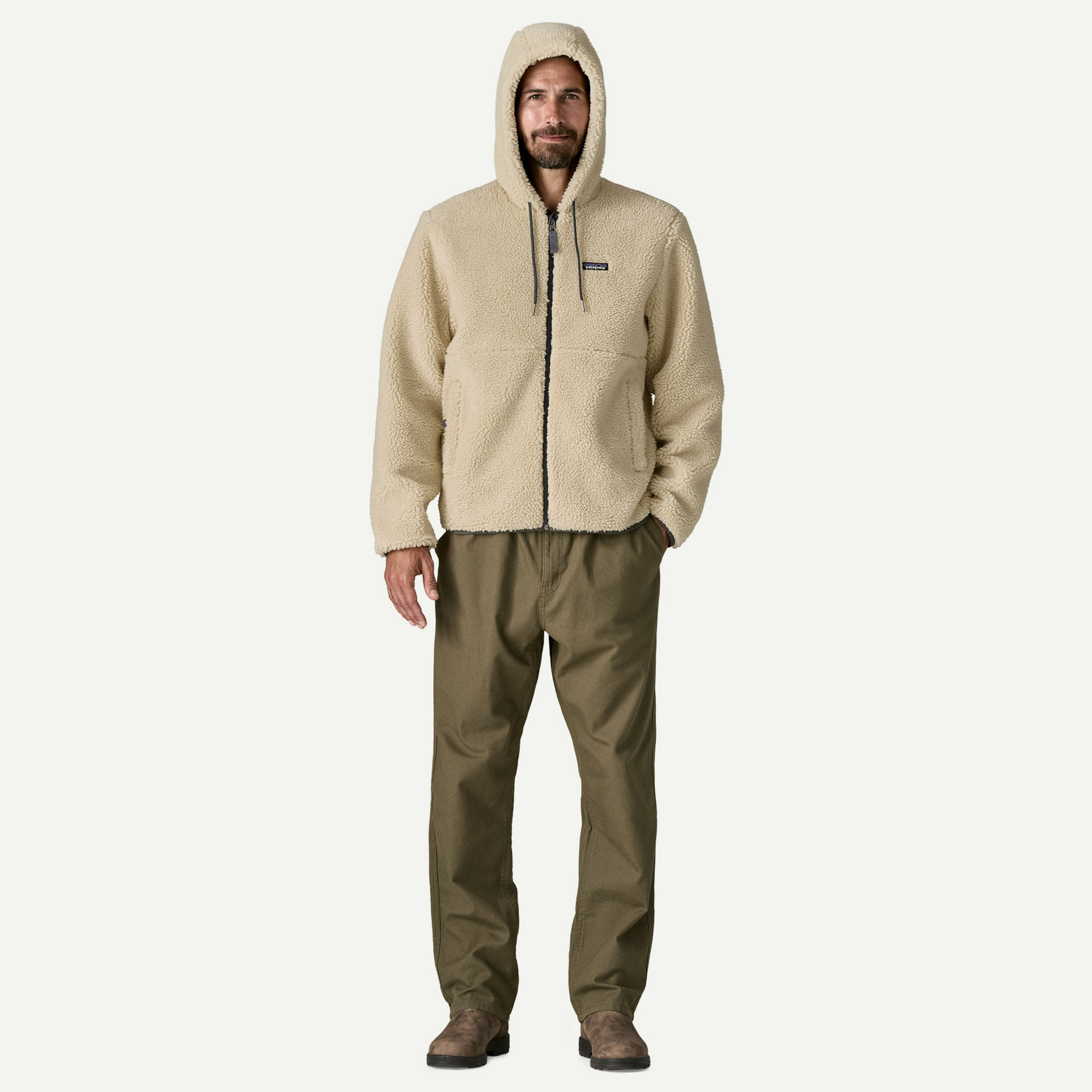 Men's Retro-X Fleece Hoody Jacket - Image 4