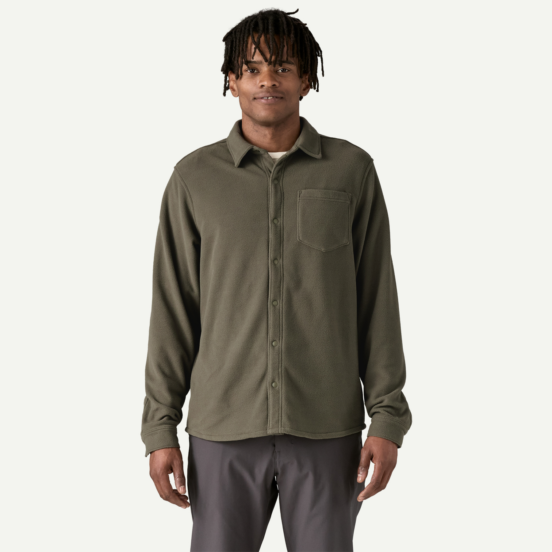 Men's Micro D Fleece Shirt - Image 2
