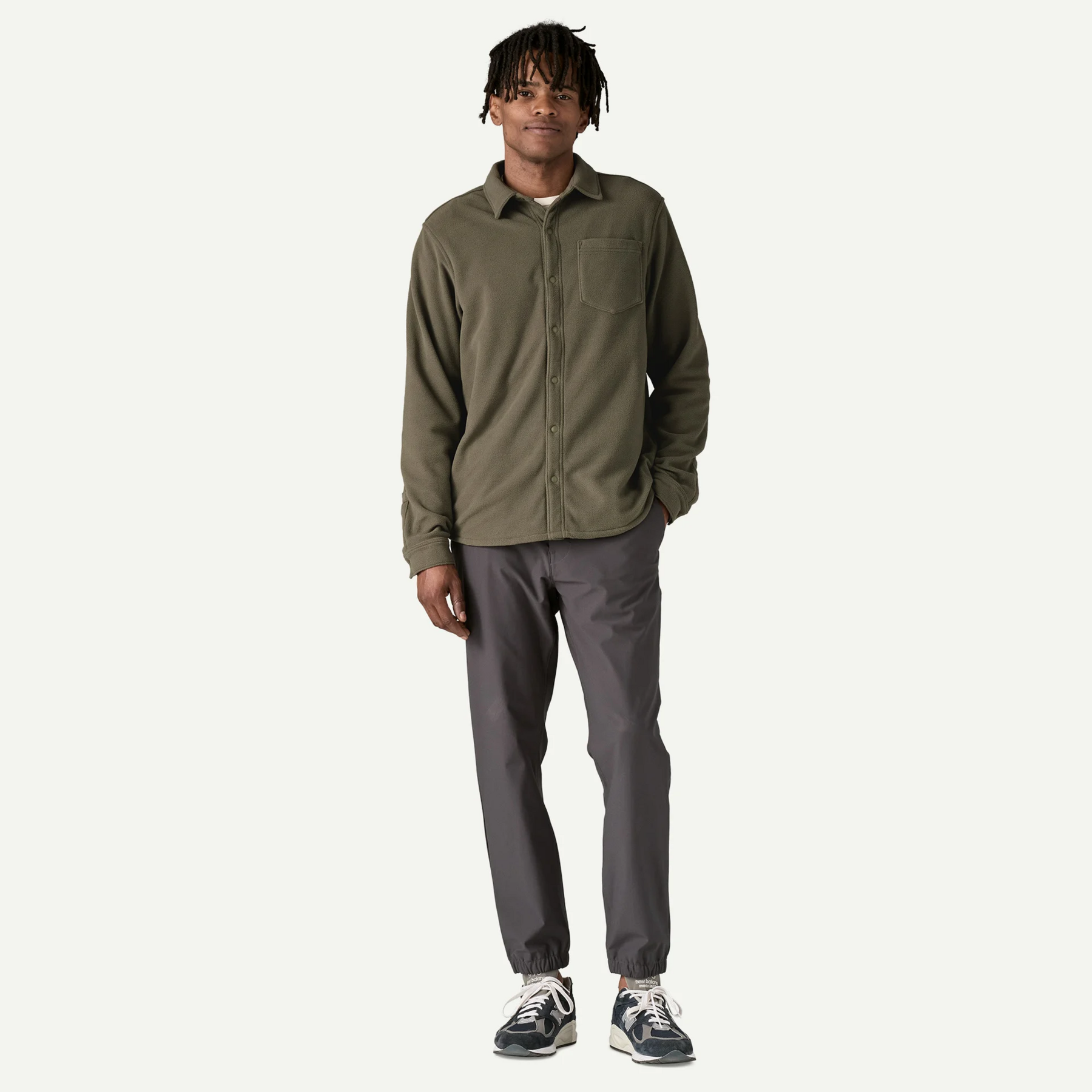 Men's Micro D Fleece Shirt - Image 4