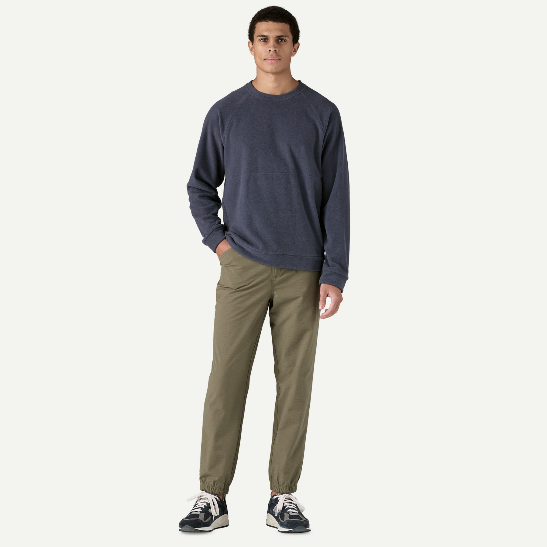 Men's Micro D Fleece Crewneck - Image 4