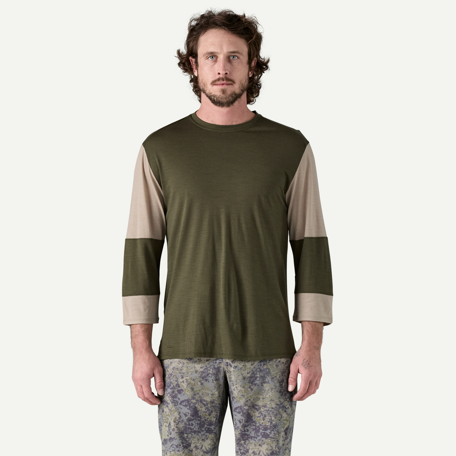 Men's Merino Blend 3/4-Sleeved Bike Jersey - Image 2