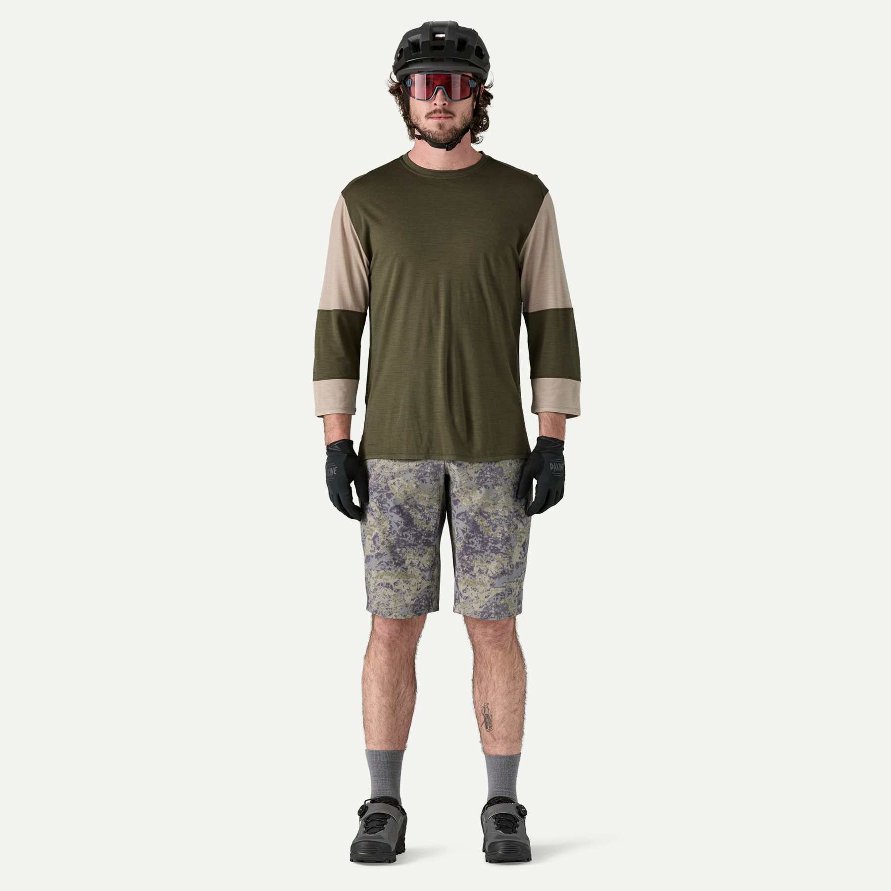 Men's Merino Blend 3/4-Sleeved Bike Jersey - Image 4