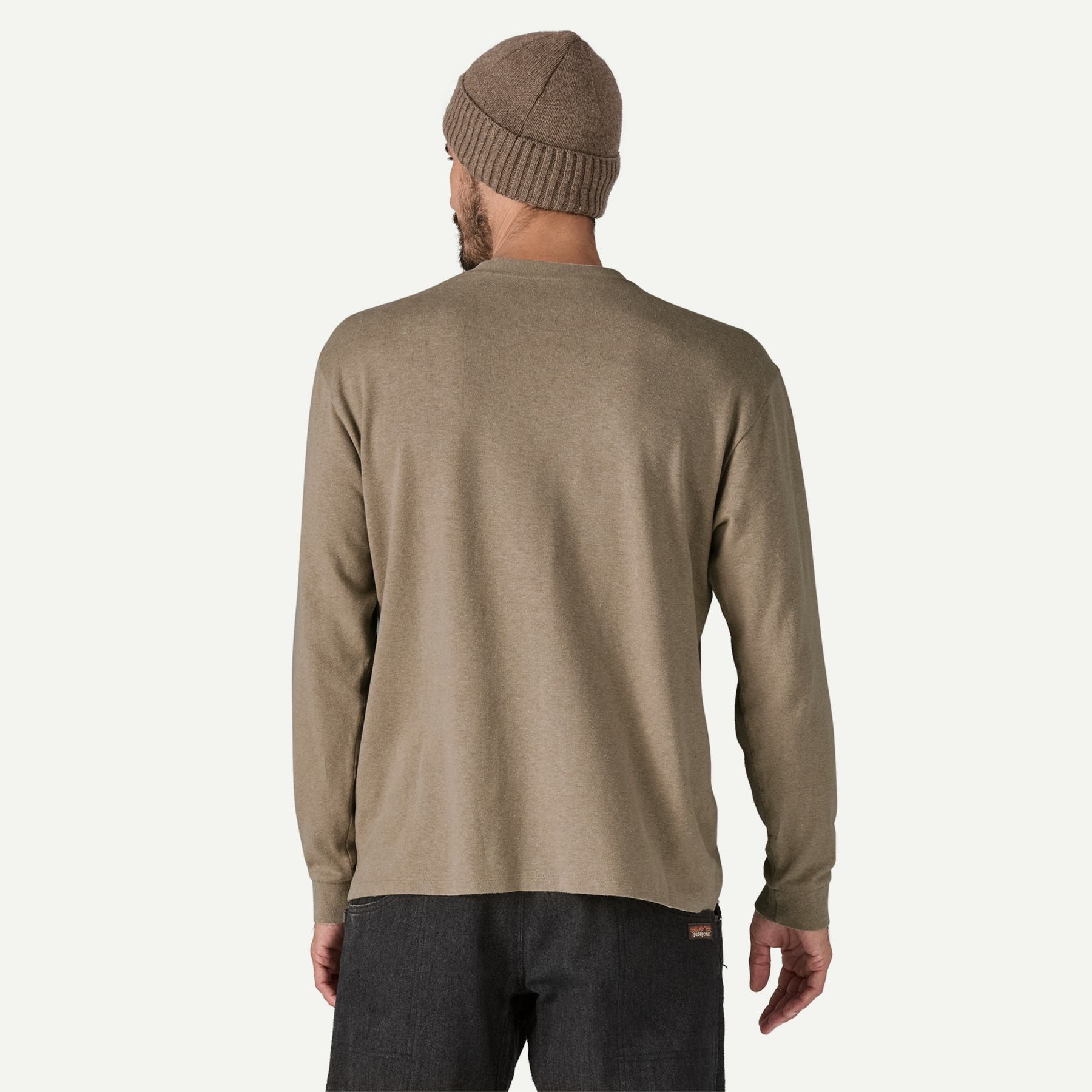 Men's Long-Sleeved Work Henley Pocket Tee - Image 3