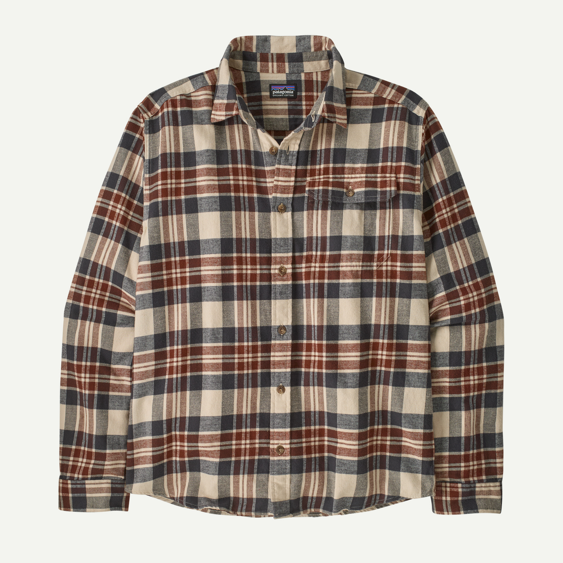 Men's Long-Sleeved Lightweight Fjord Flannel Shirt