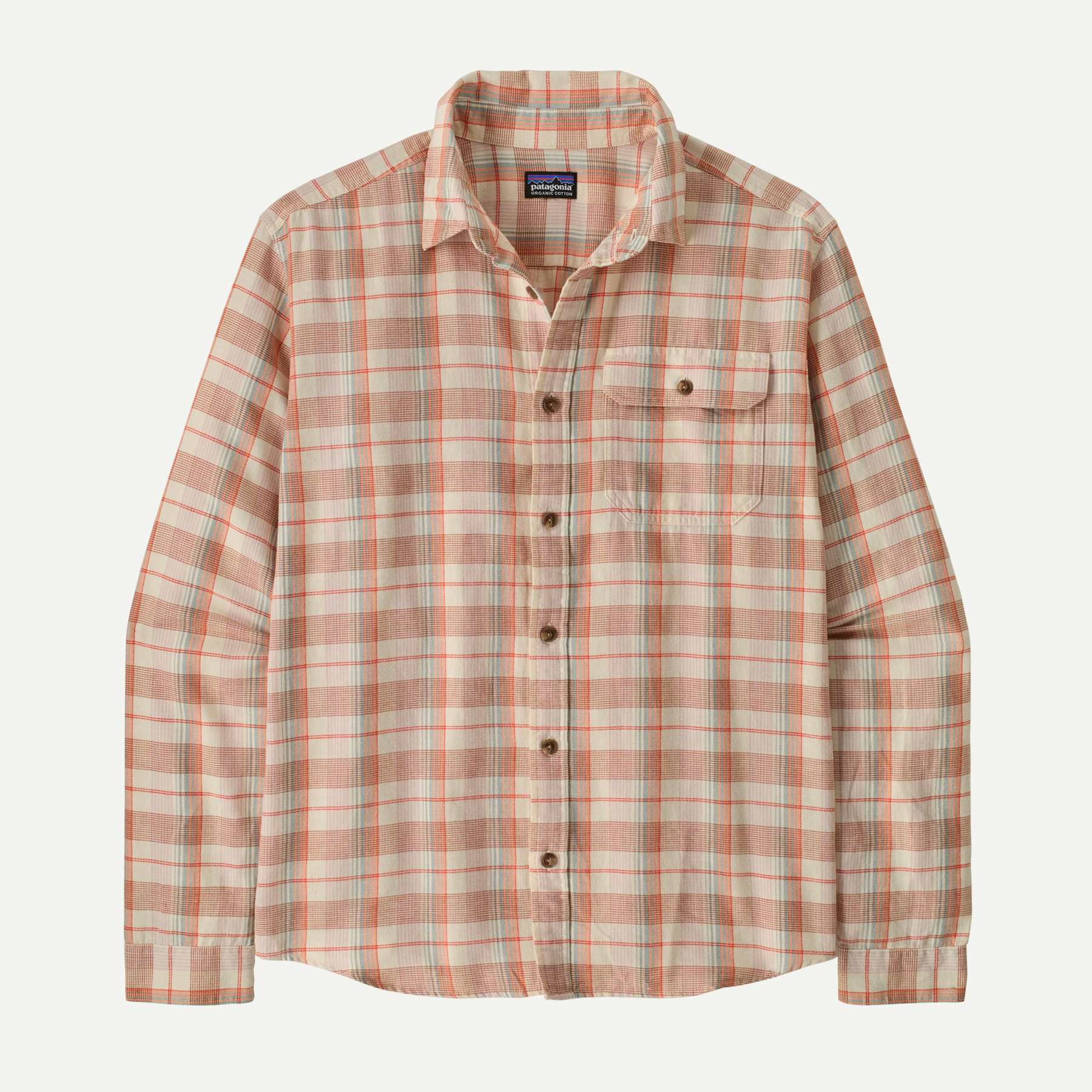 Men's Long-Sleeved Lightweight Fjord Flannel Shirt