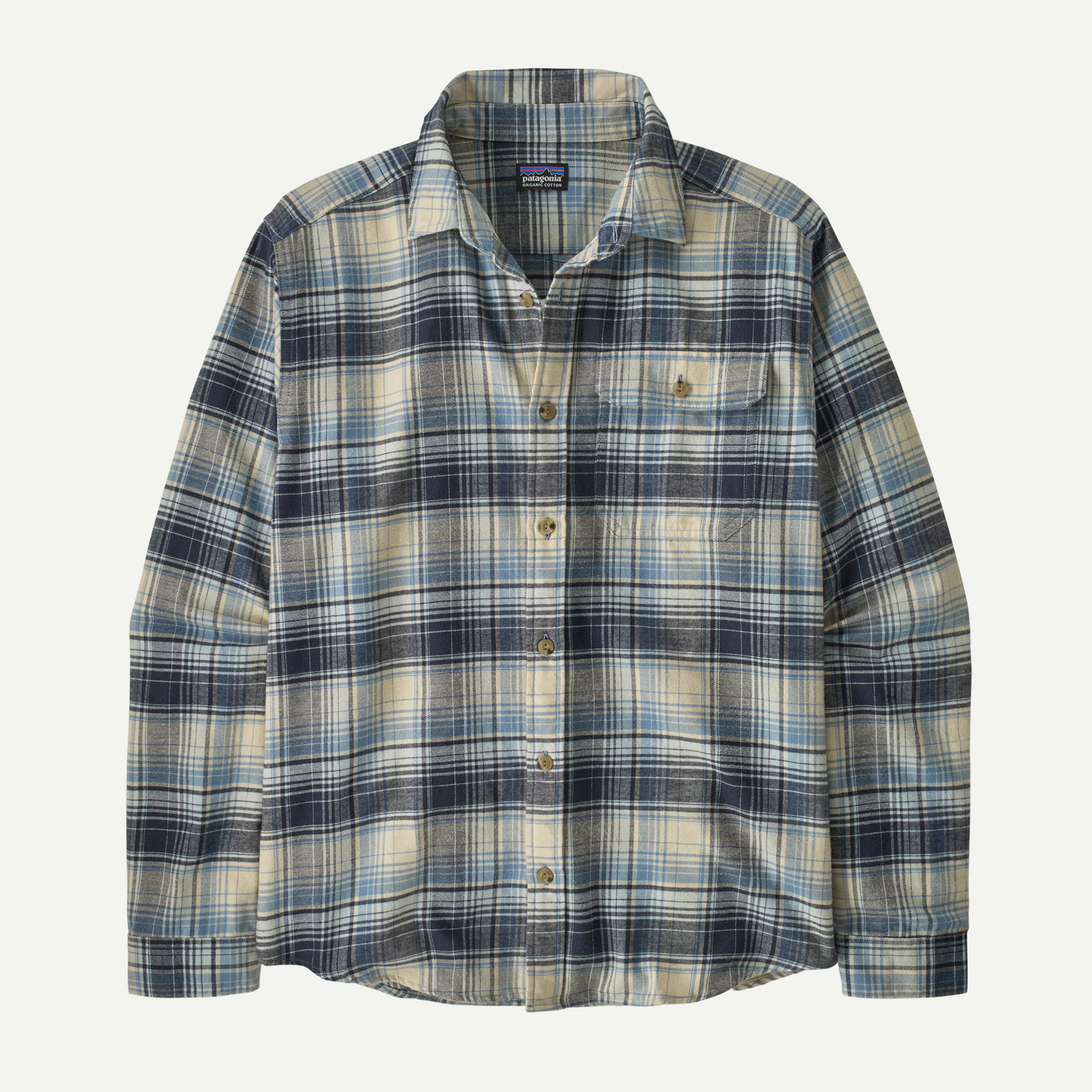 Men's Long-Sleeved Lightweight Fjord Flannel Shirt