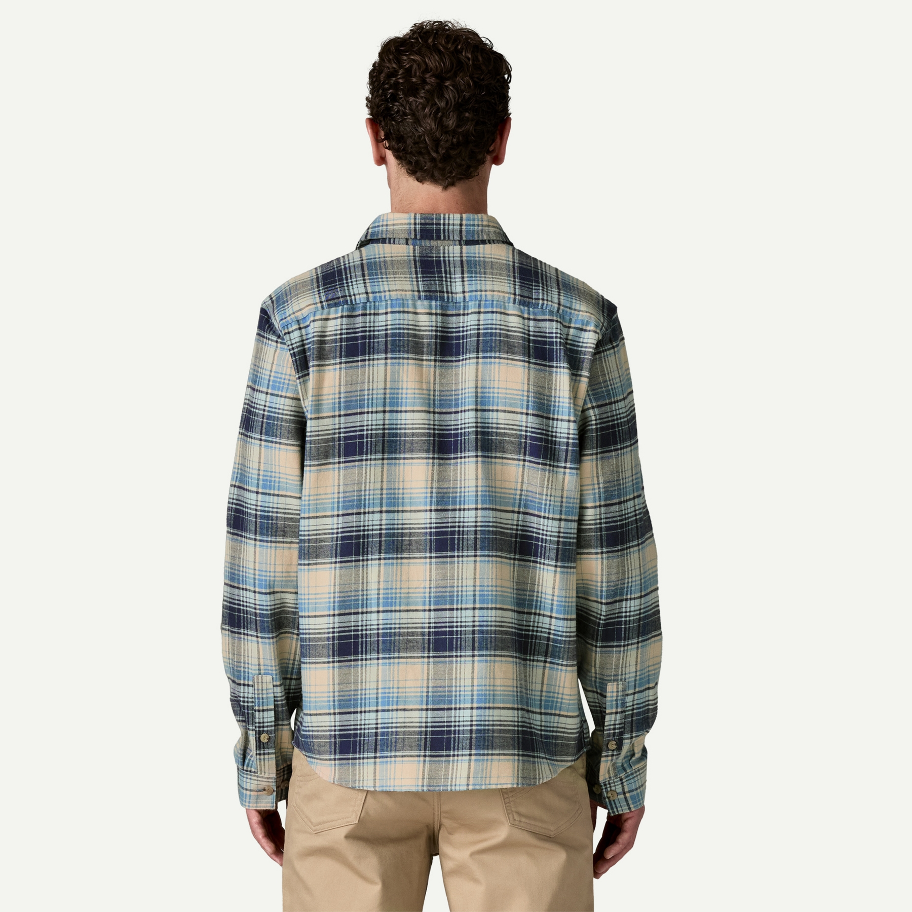 Men's Long-Sleeved Lightweight Fjord Flannel Shirt - Image 3