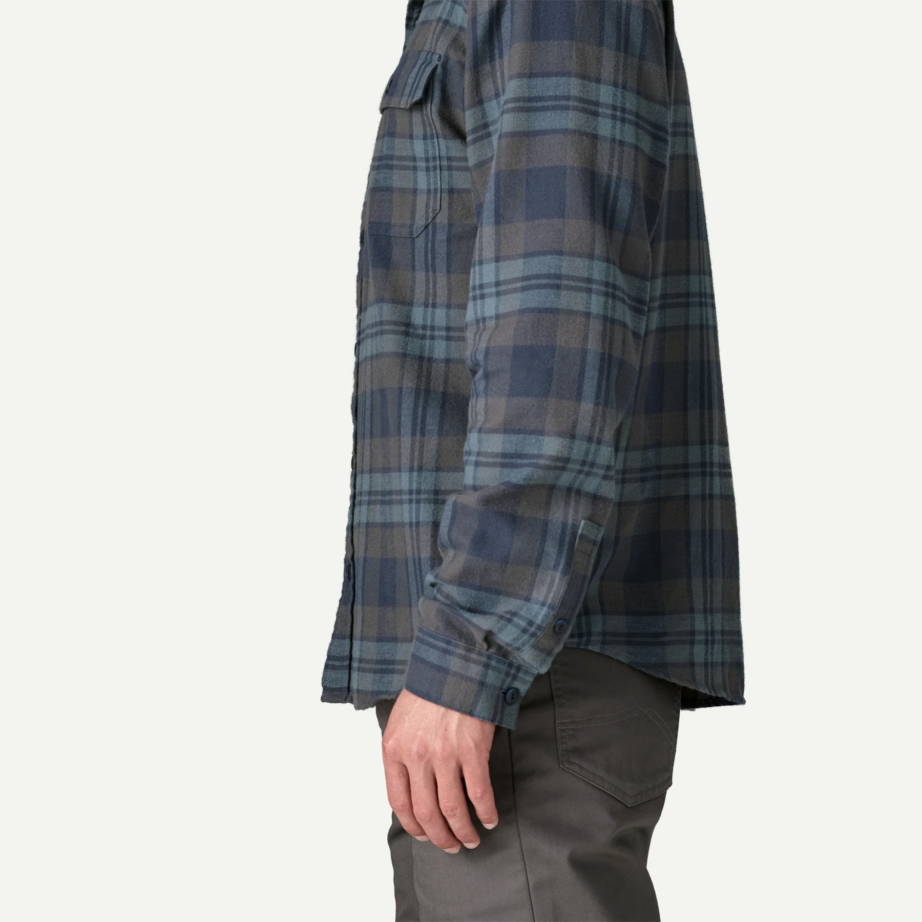 Men's Long-Sleeved Lightweight Fjord Flannel Shirt - Image 5