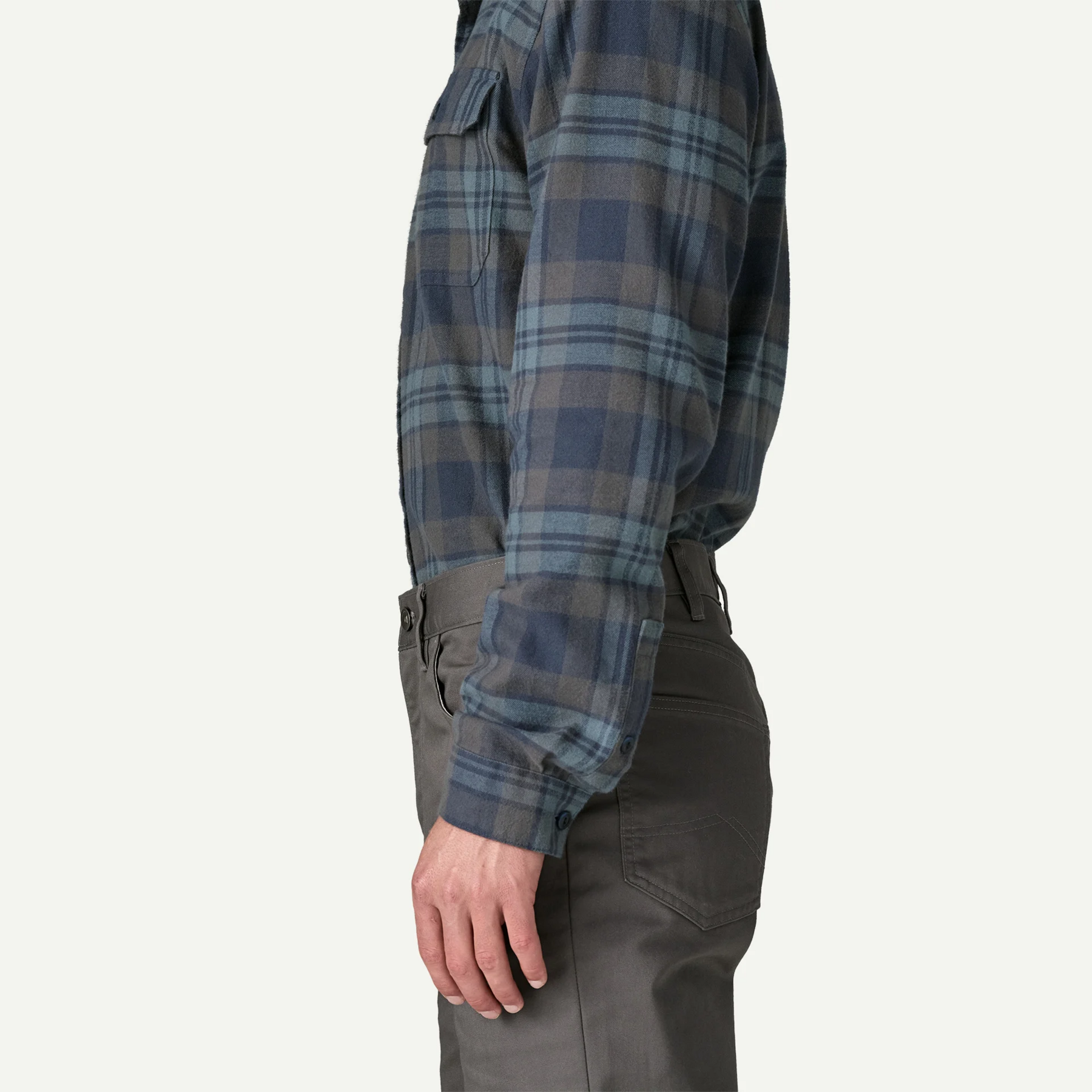 Men's Long-Sleeved Lightweight Fjord Flannel Shirt - Image 6
