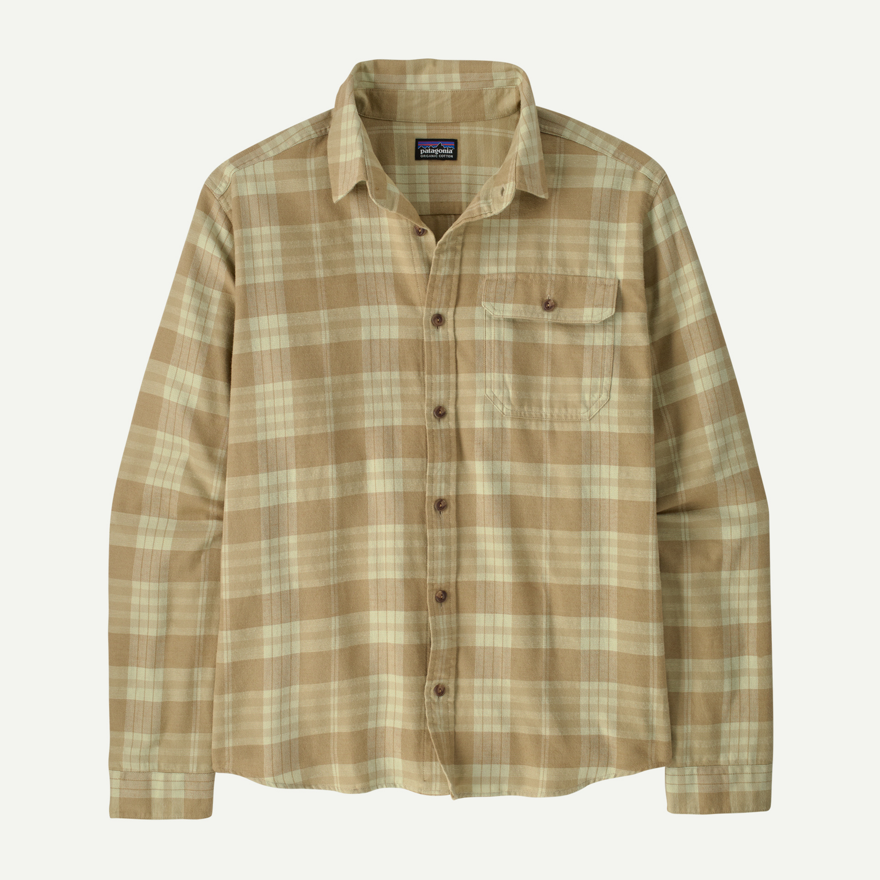 Men's Long-Sleeved Lightweight Fjord Flannel Shirt