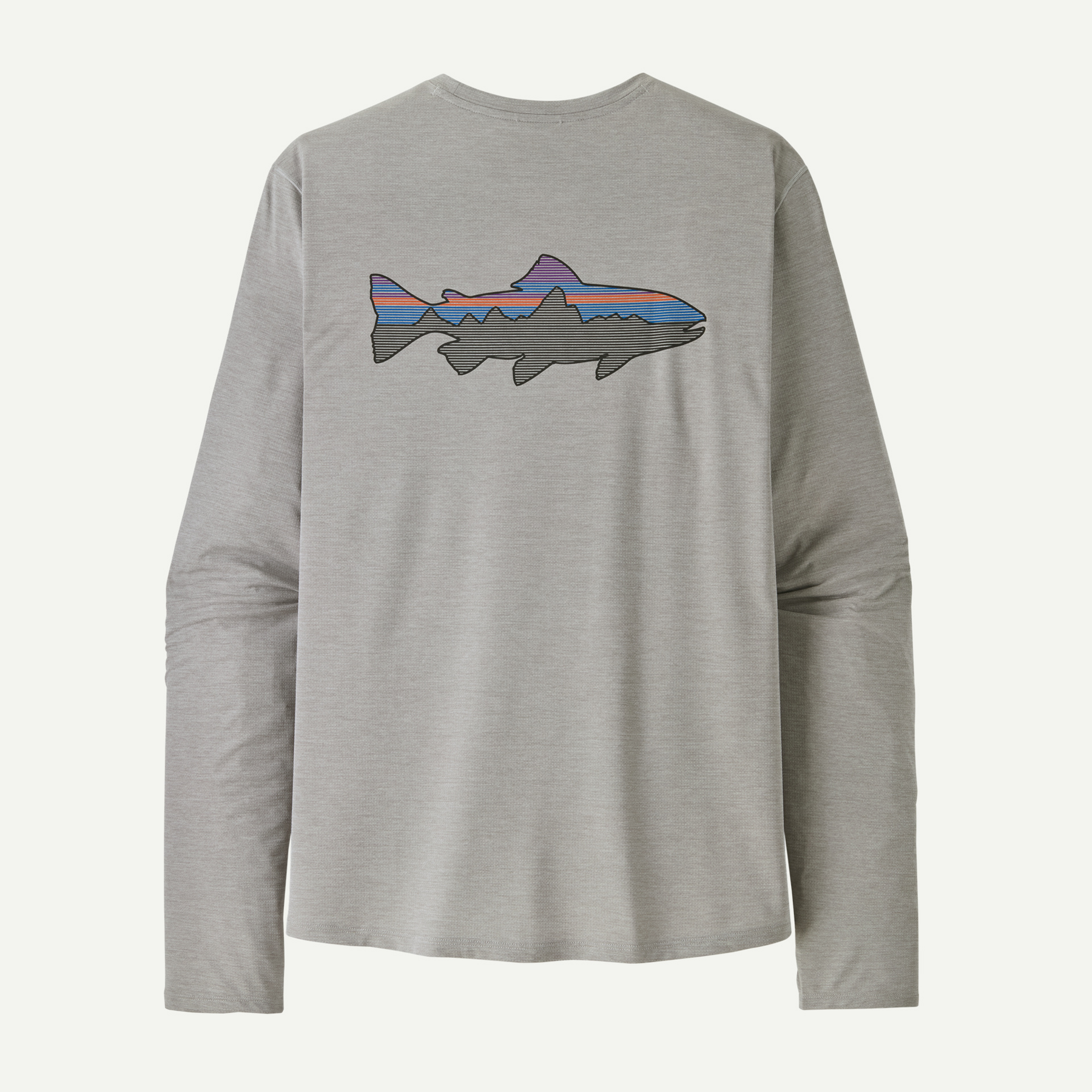 Men's Long-Sleeved Capilene Cool Sun Shirt - Fitz Roy Trout