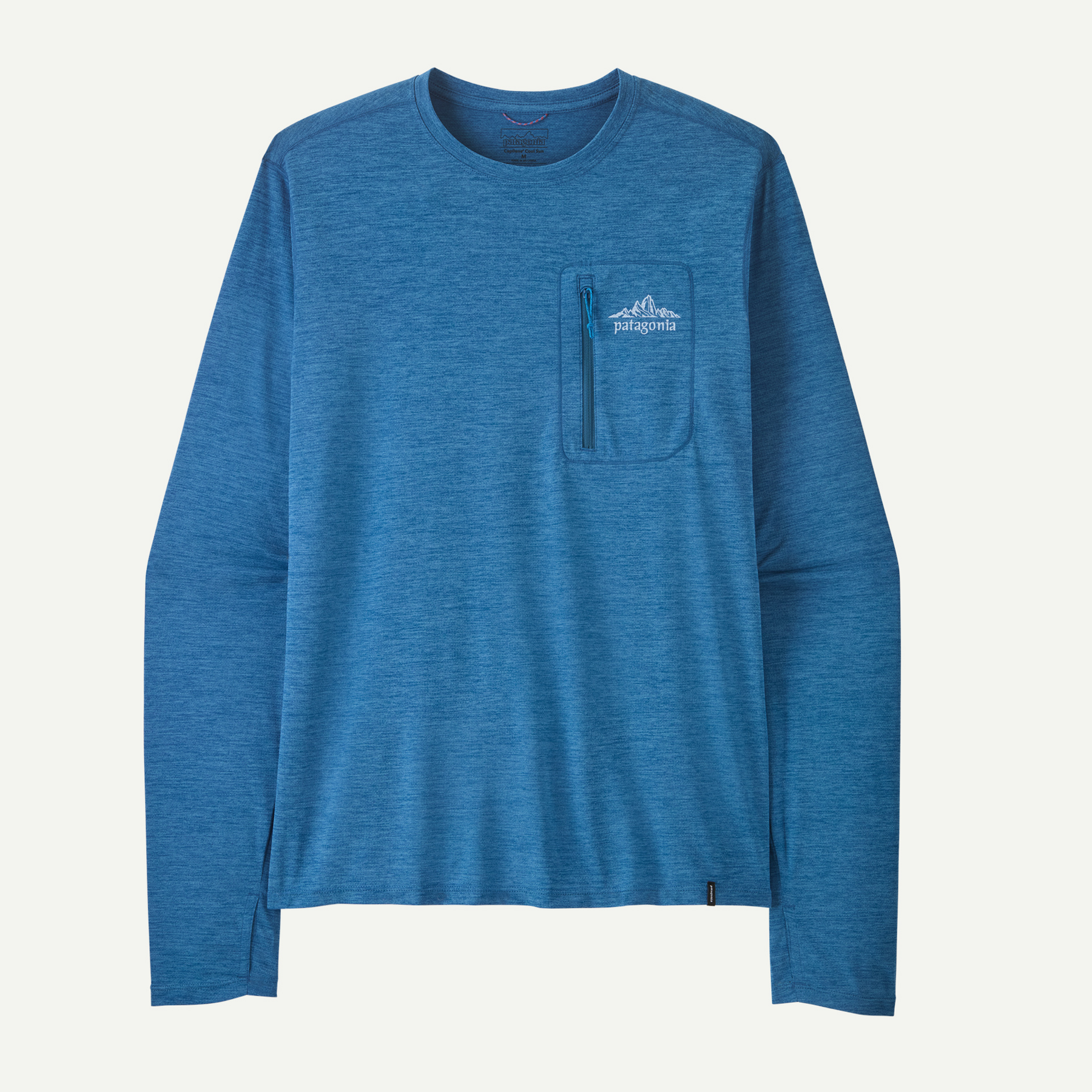 Men's Long-Sleeved Capilene Cool Sun Shirt - Cloud Crag Crest