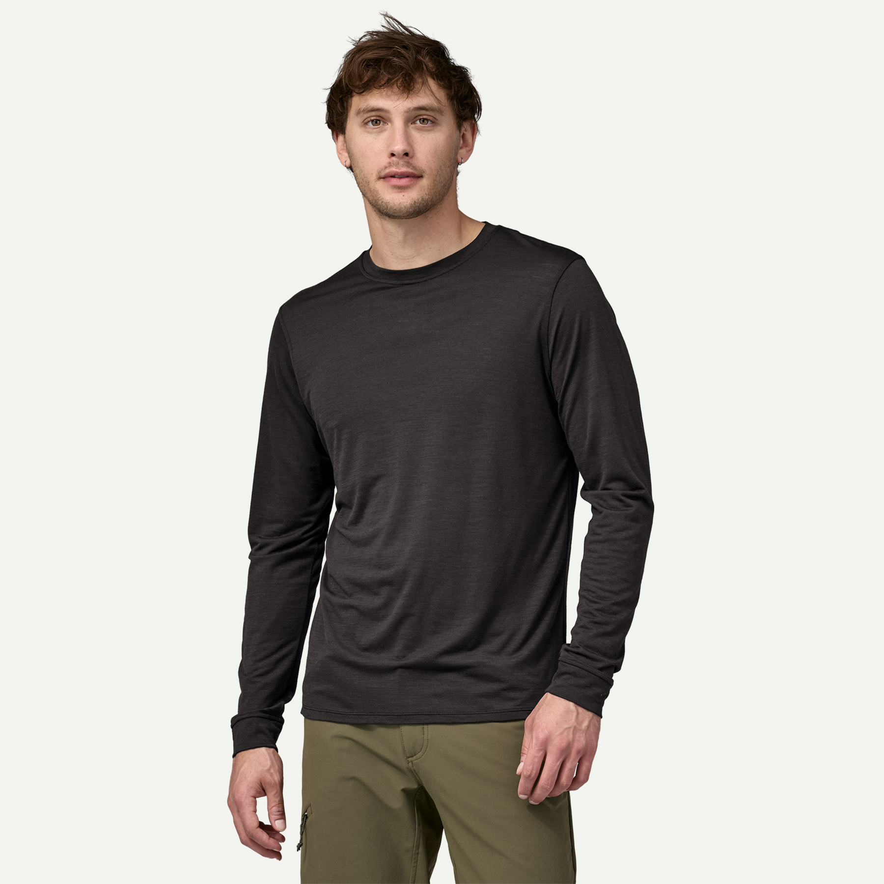 Men's Long-Sleeved Capilene Cool Merino Blend Shirt - Image 2