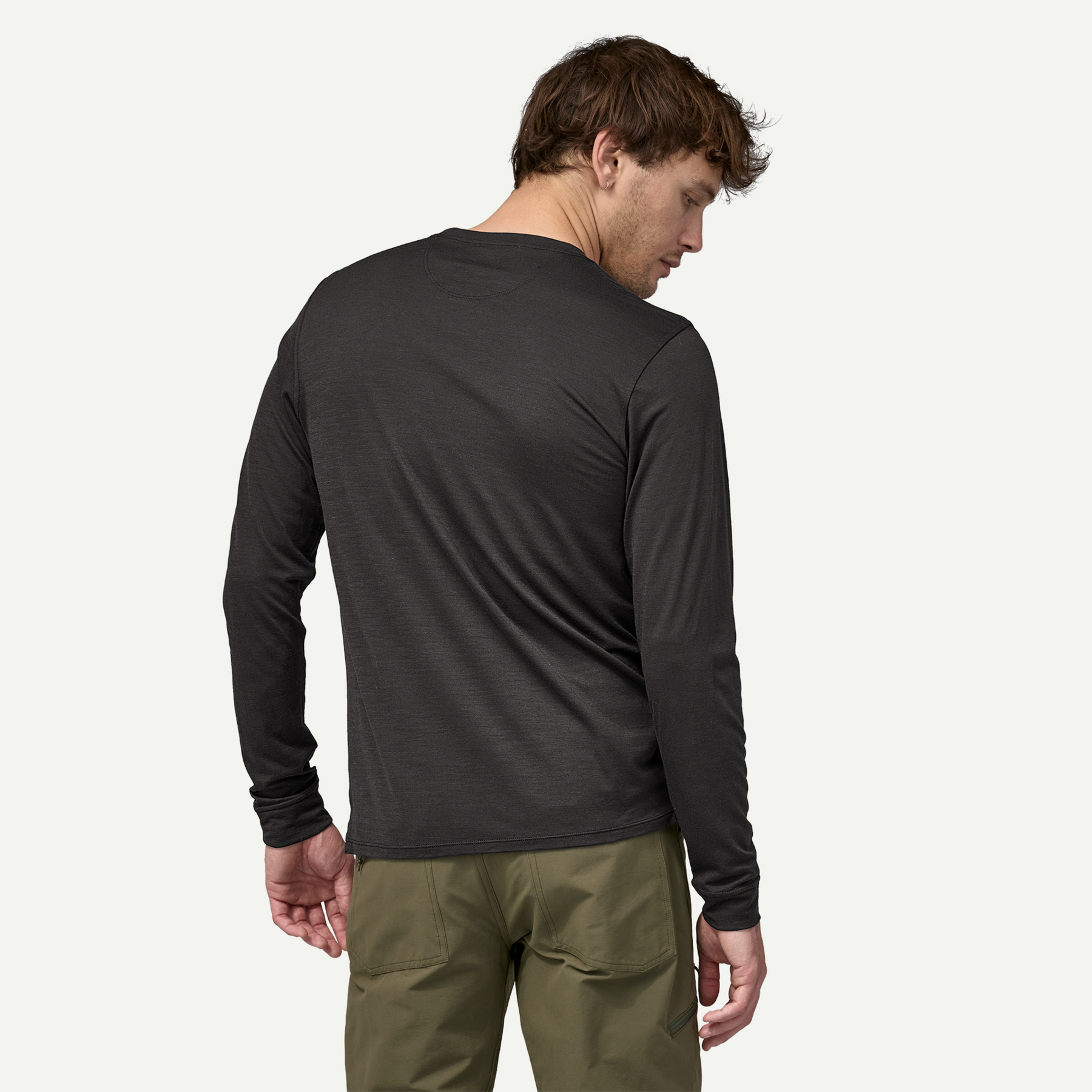 Men's Long-Sleeved Capilene Cool Merino Blend Shirt - Image 3