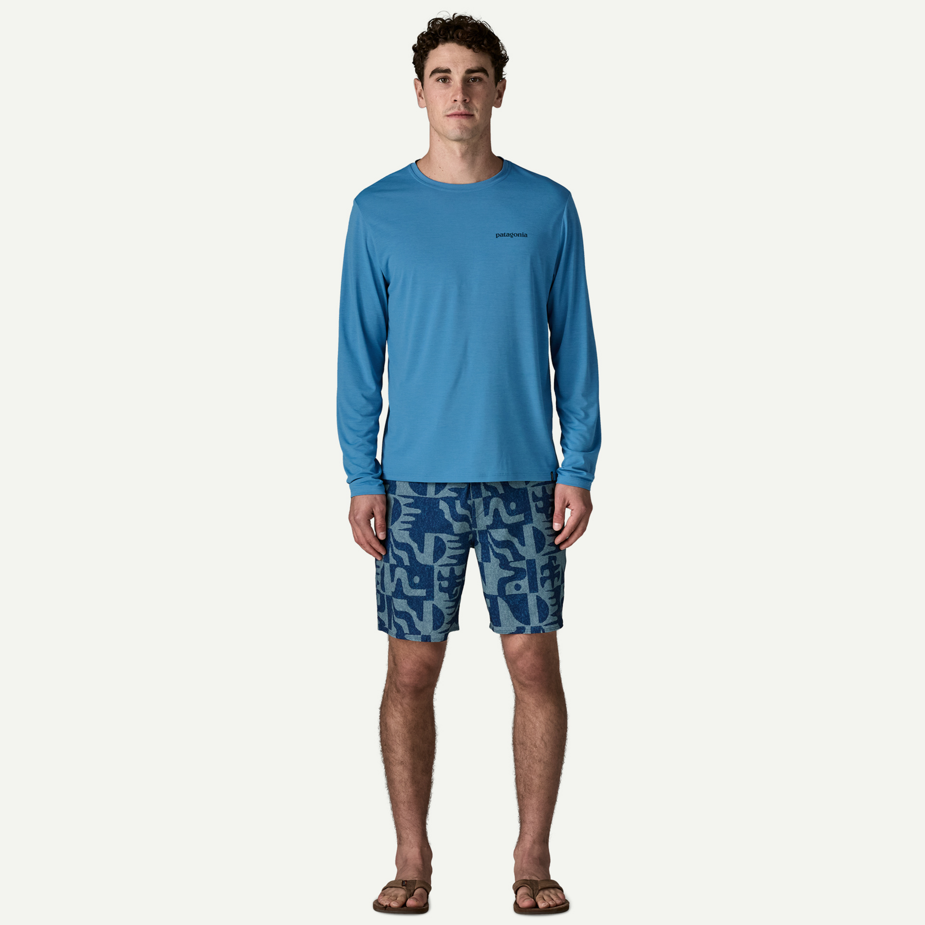 Men's Long-Sleeved Capilene Cool Daily Shirt - Boardshort Logo - Image 4