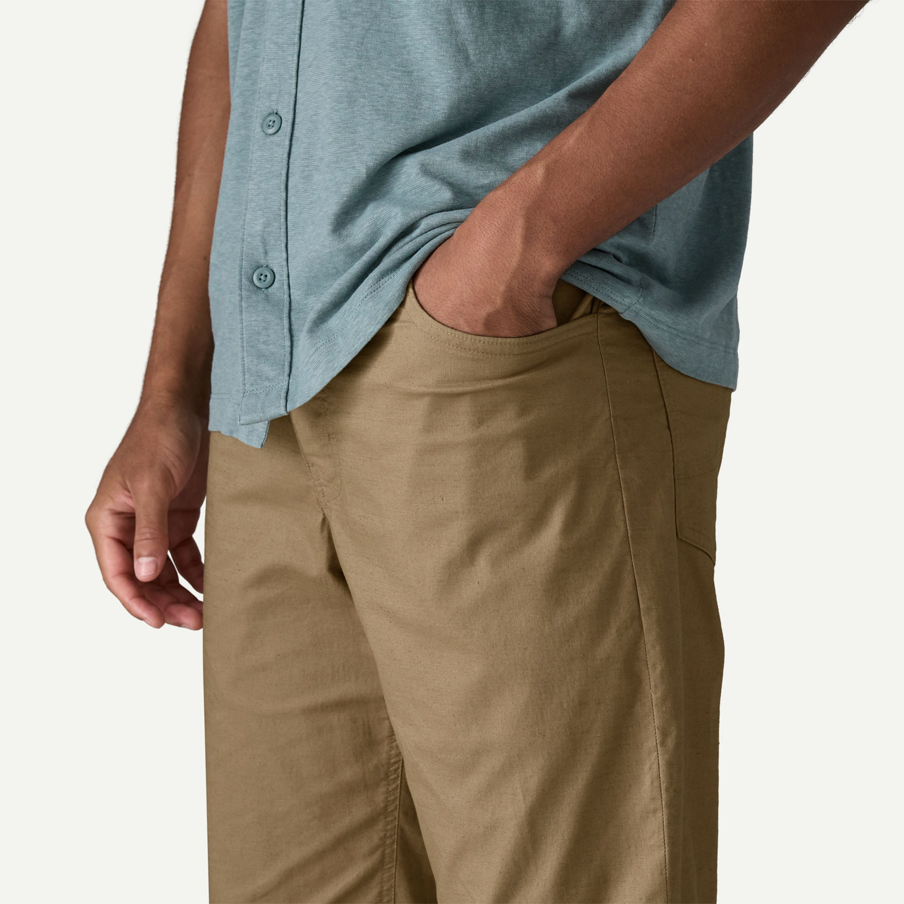 Men's Lightweight All-Wear 5-Pocket Pants - Short - Image 6