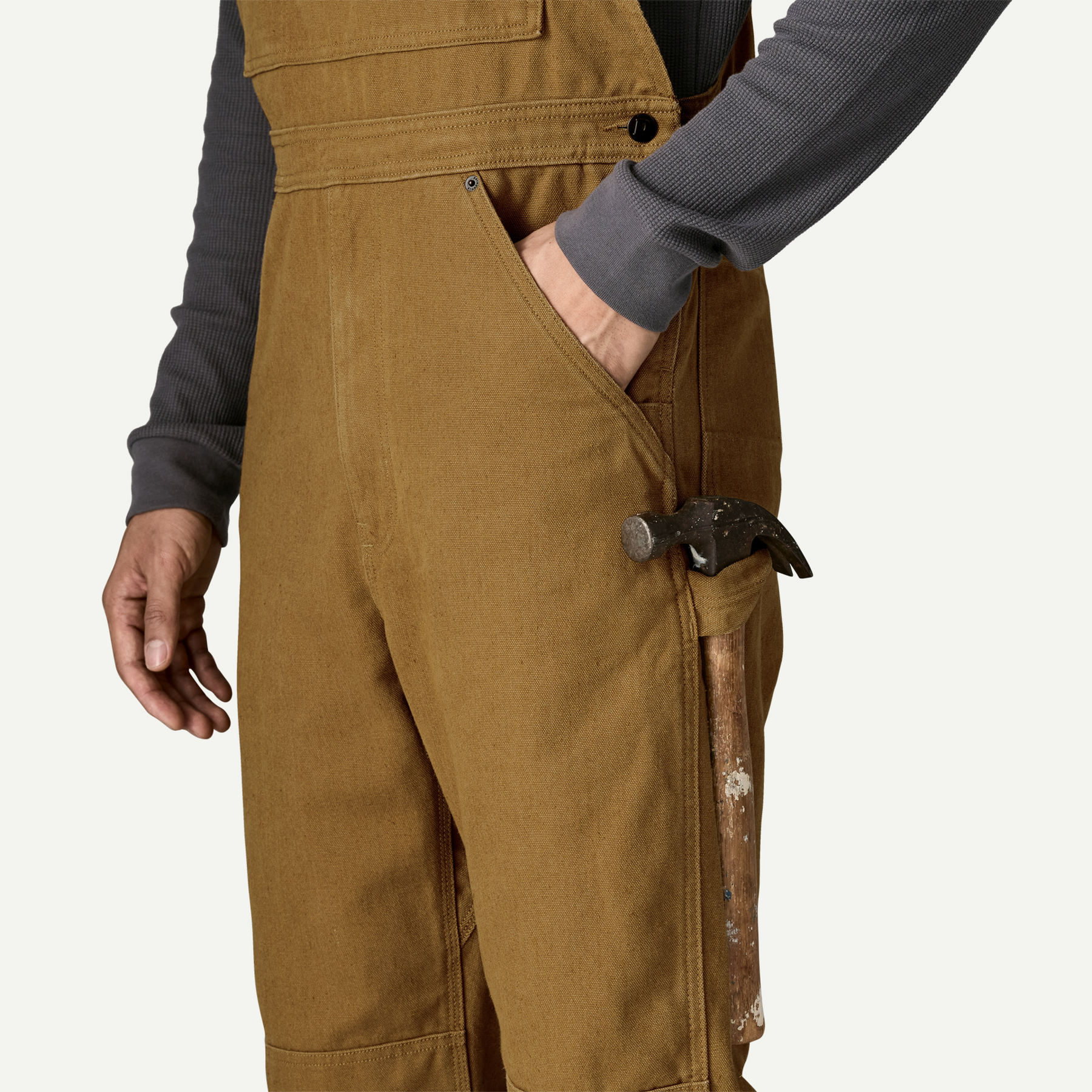 Men's Iron Forge Bib Work Overalls - Short - Image 5