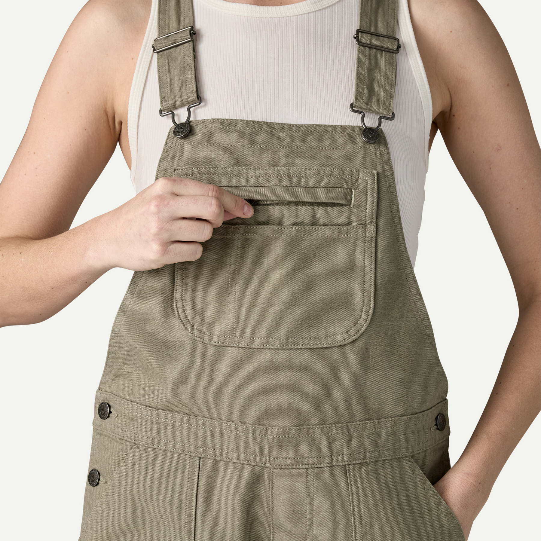 Women's Stand Up Overalls - 5" - Image 6