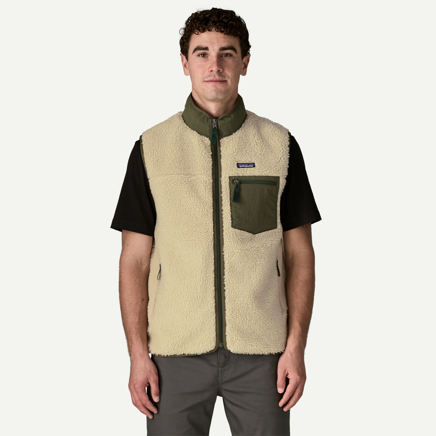 Men's Classic Retro-X Fleece Vest - Image 2
