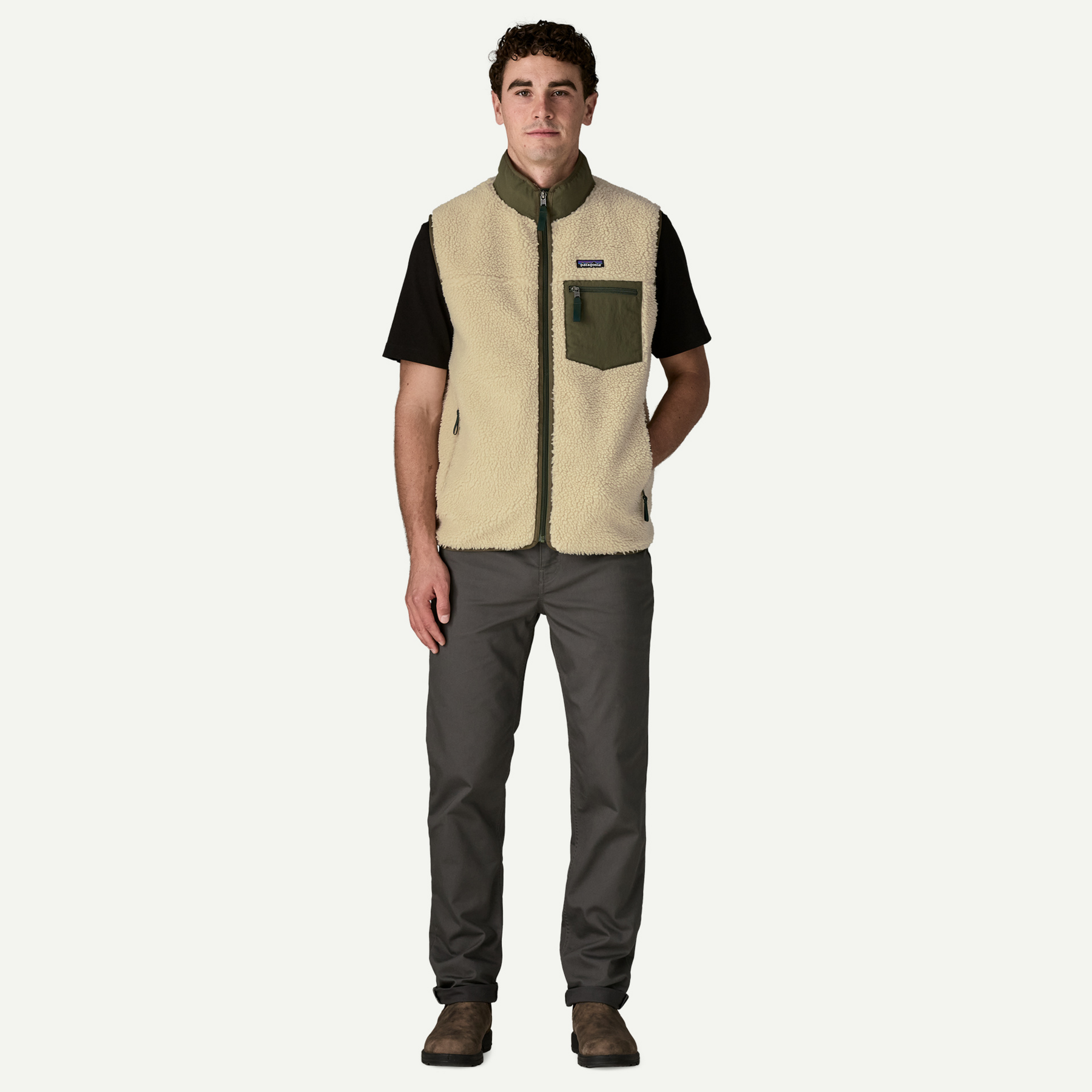 Men's Classic Retro-X Fleece Vest - Image 4