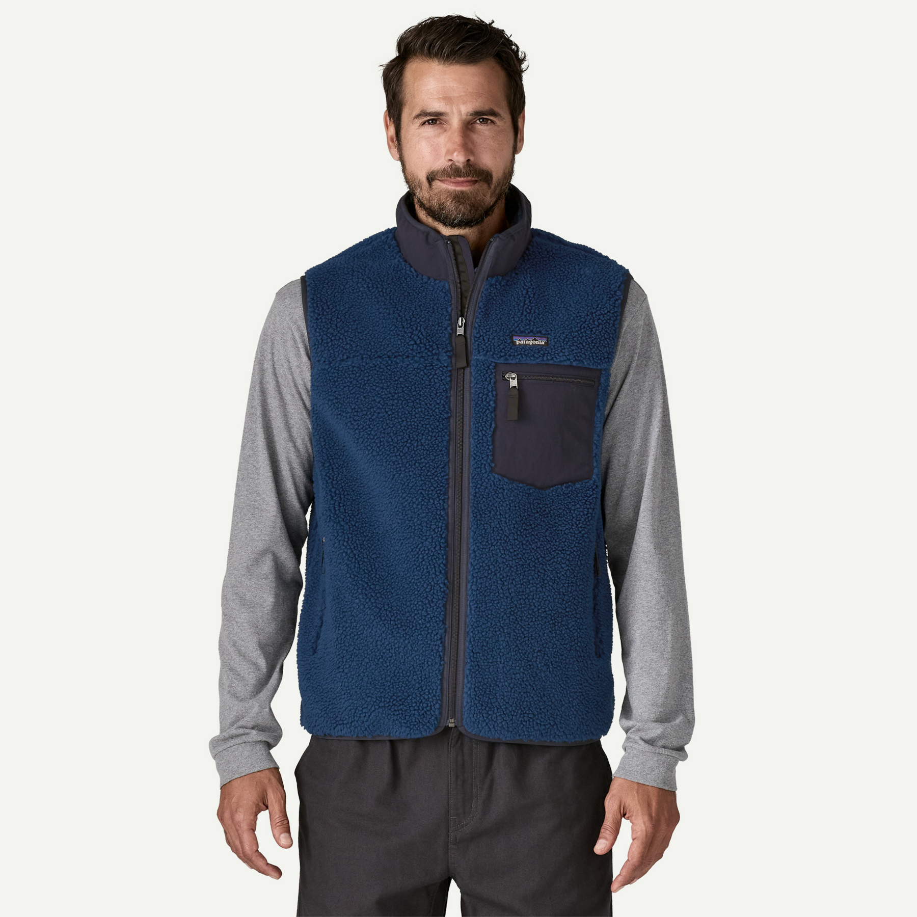 Men's Classic Retro-X Fleece Vest - Image 2