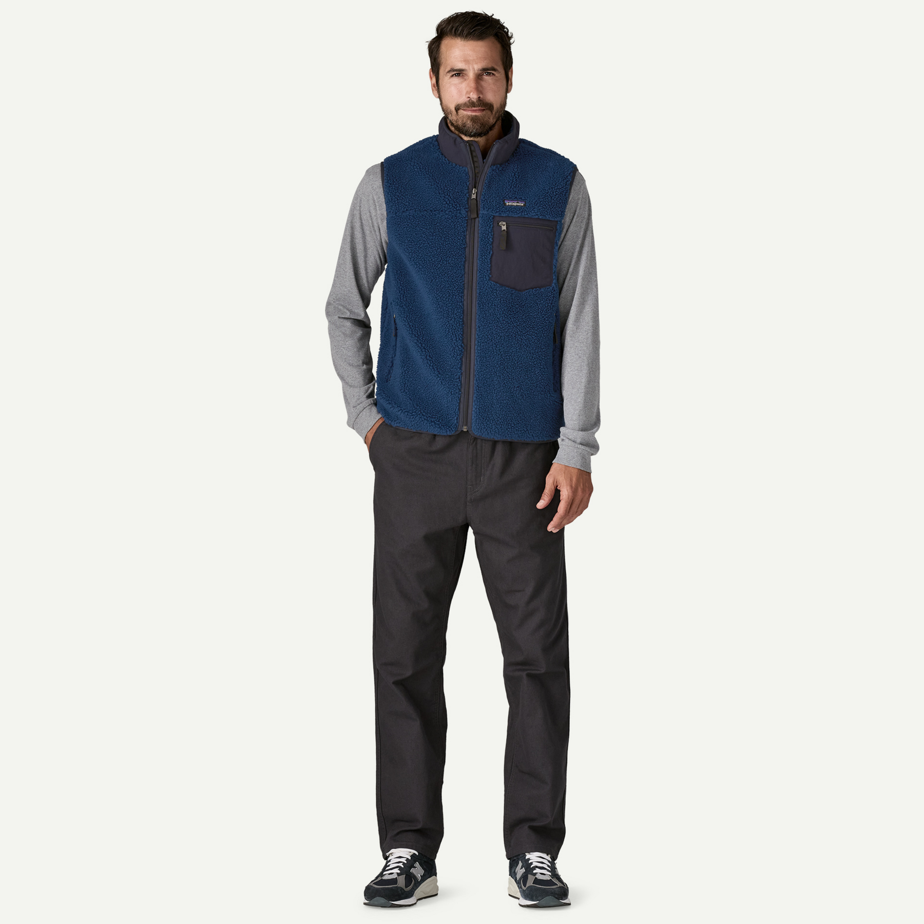 Men's Classic Retro-X Fleece Vest - Image 4