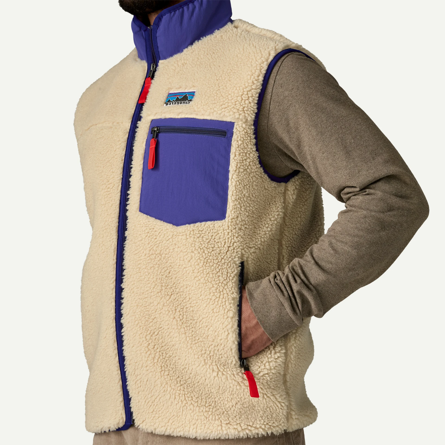 Men's Classic Retro-X Fleece Vest - Image 7