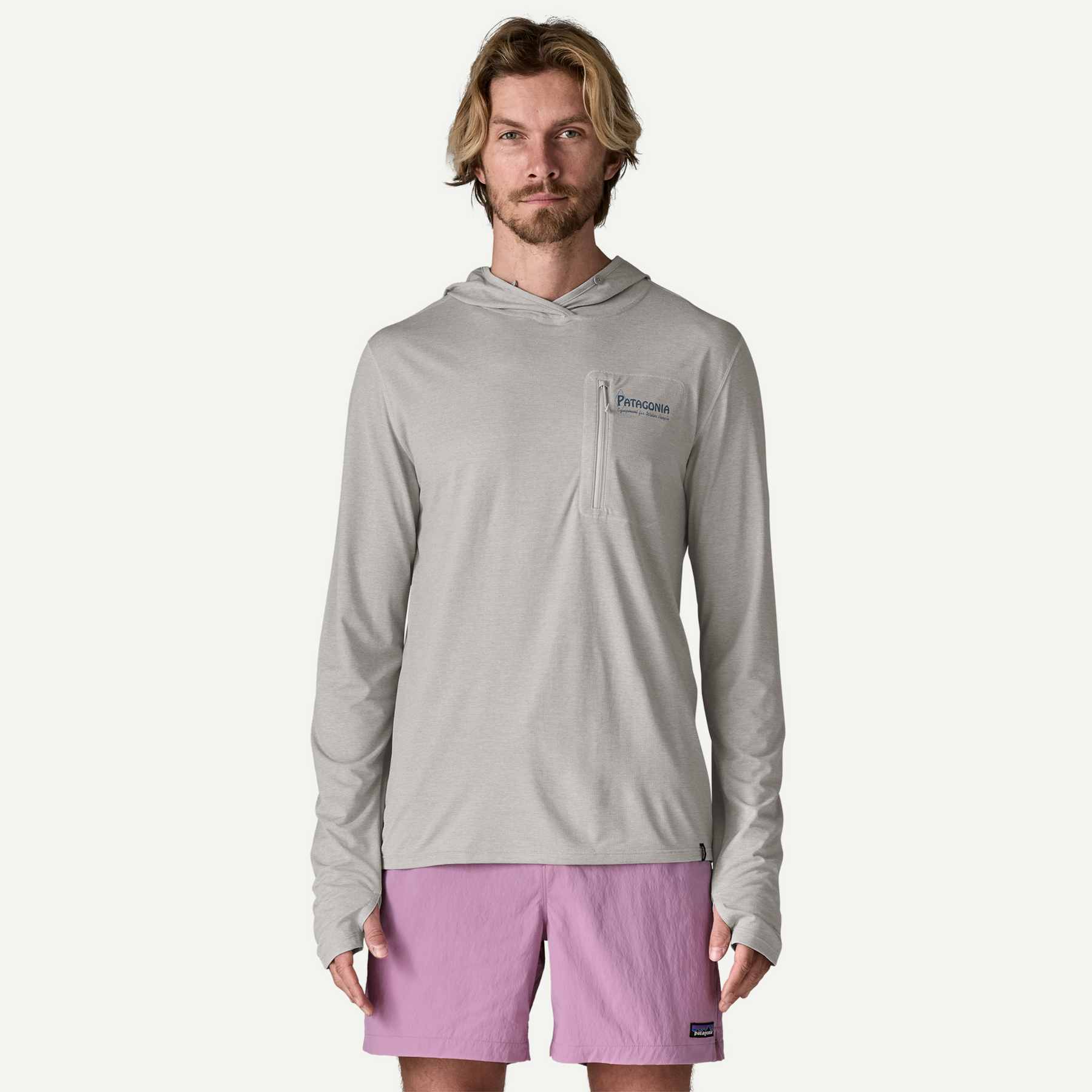 Men's Capilene Cool Sun Hoody - Water People Banner - Image 2