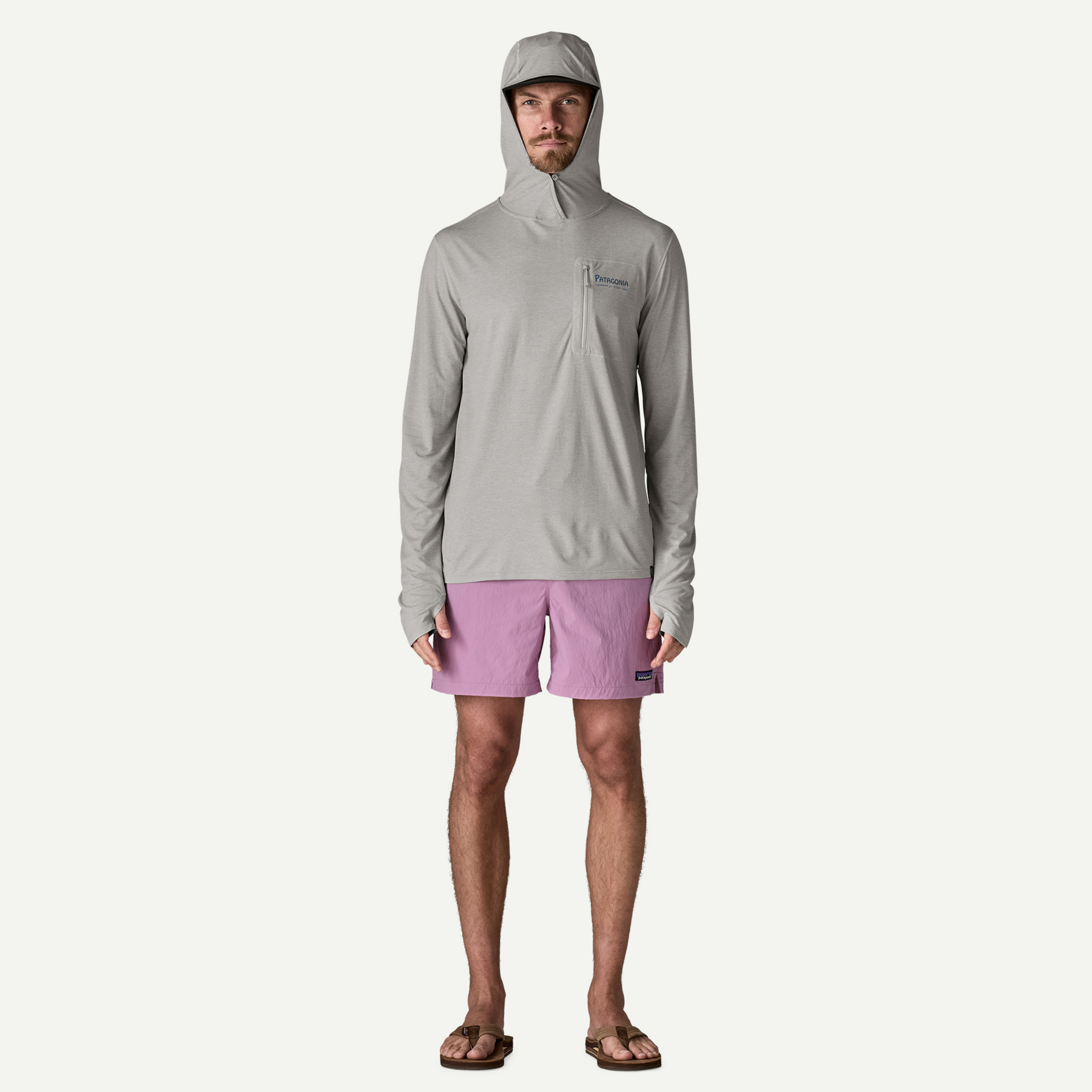 Men's Capilene Cool Sun Hoody - Water People Banner - Image 4