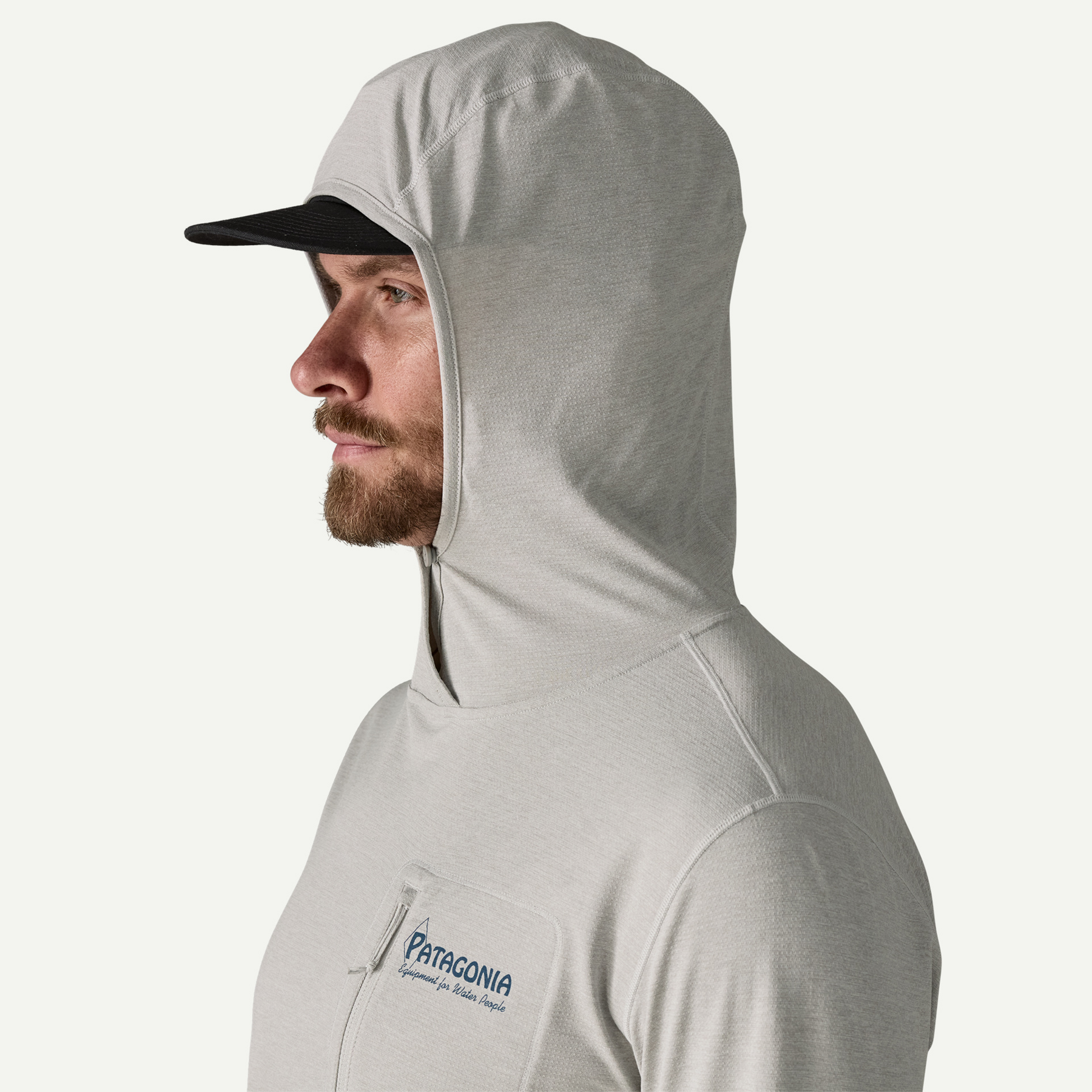 Men's Capilene Cool Sun Hoody - Water People Banner - Image 7