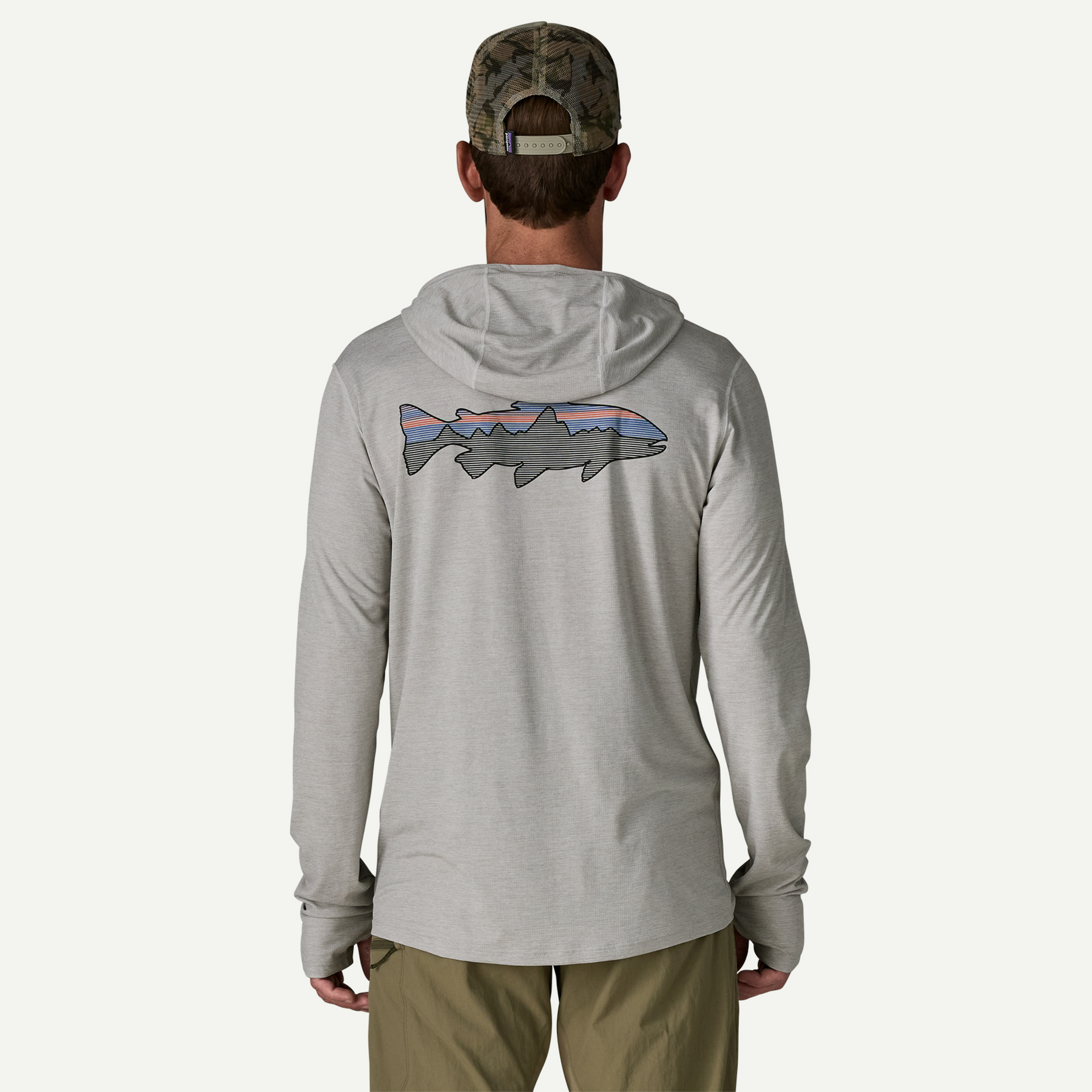 Men's Capilene Cool Sun Hoody - Fitz Roy Trout - Image 3