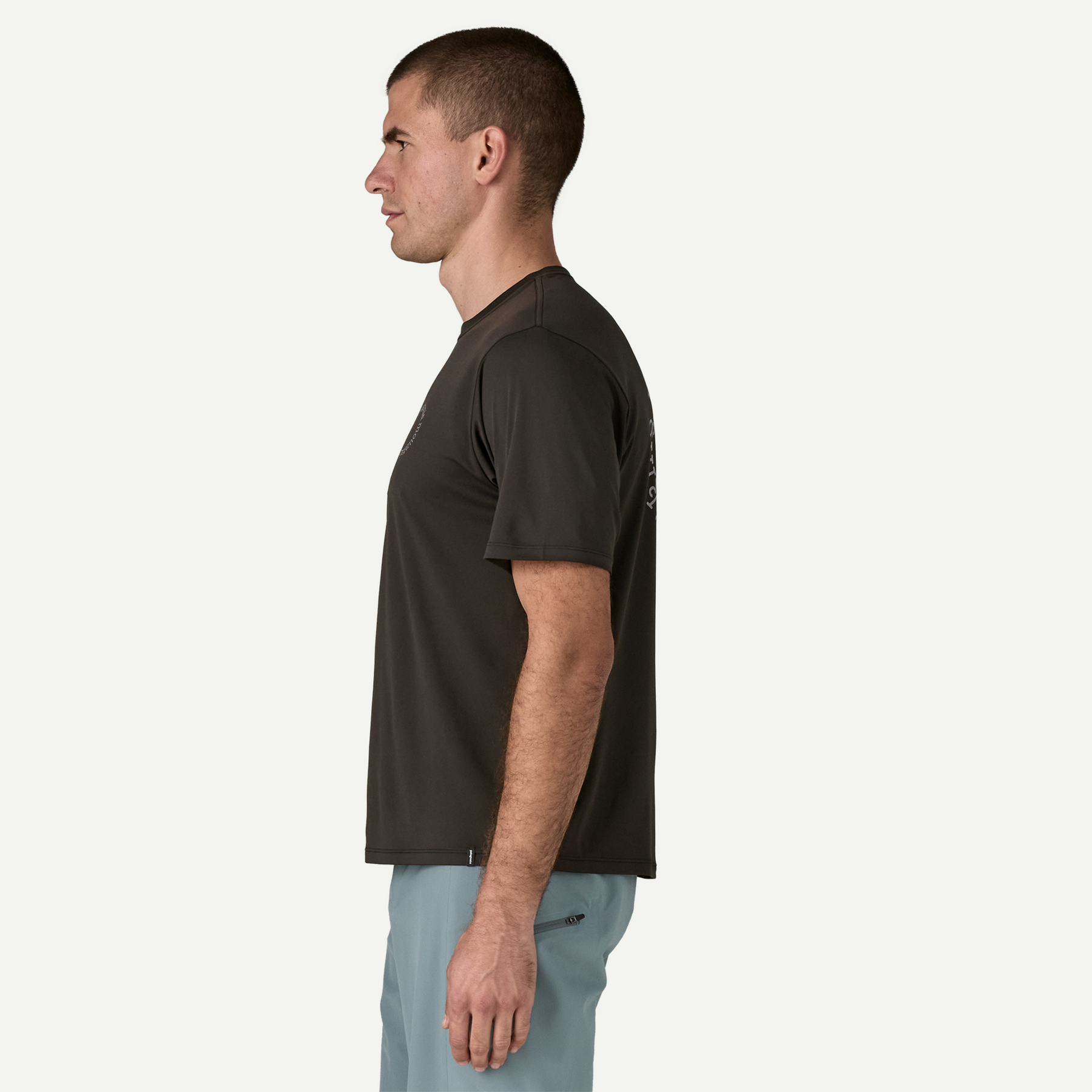 Men's Capilene Cool Daily Shirt - Spoke Stencil - Image 5