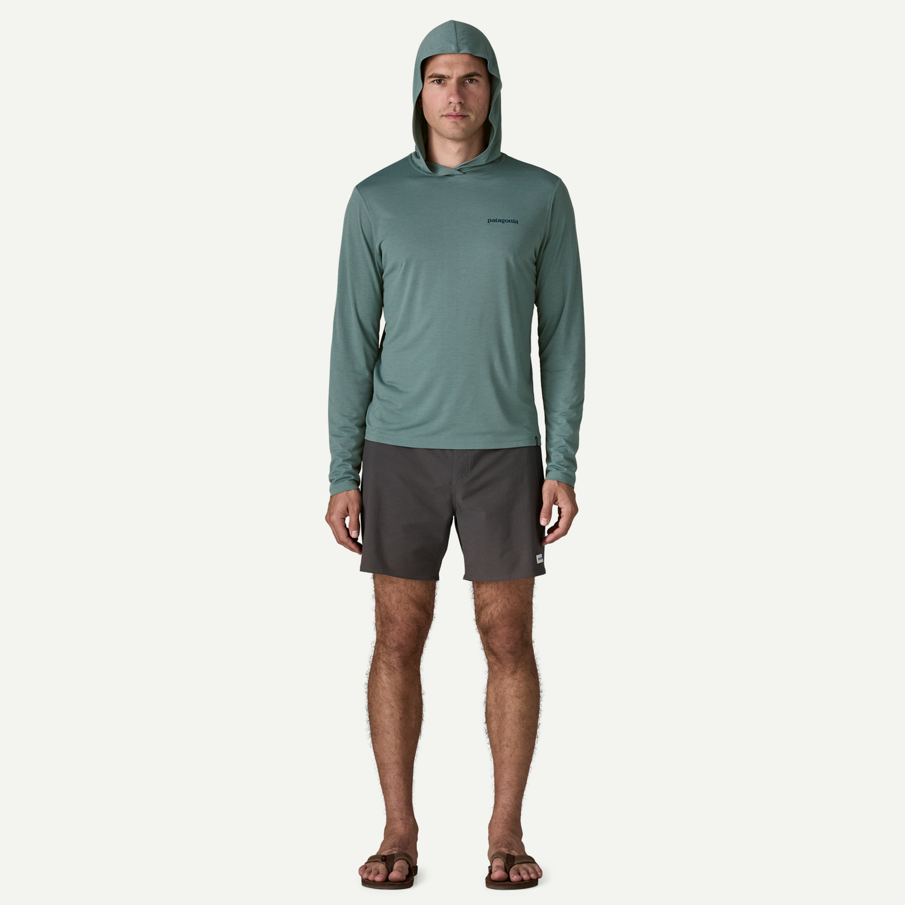 Men's Capilene Cool Daily Hoody - Boardshort Logo - Image 4