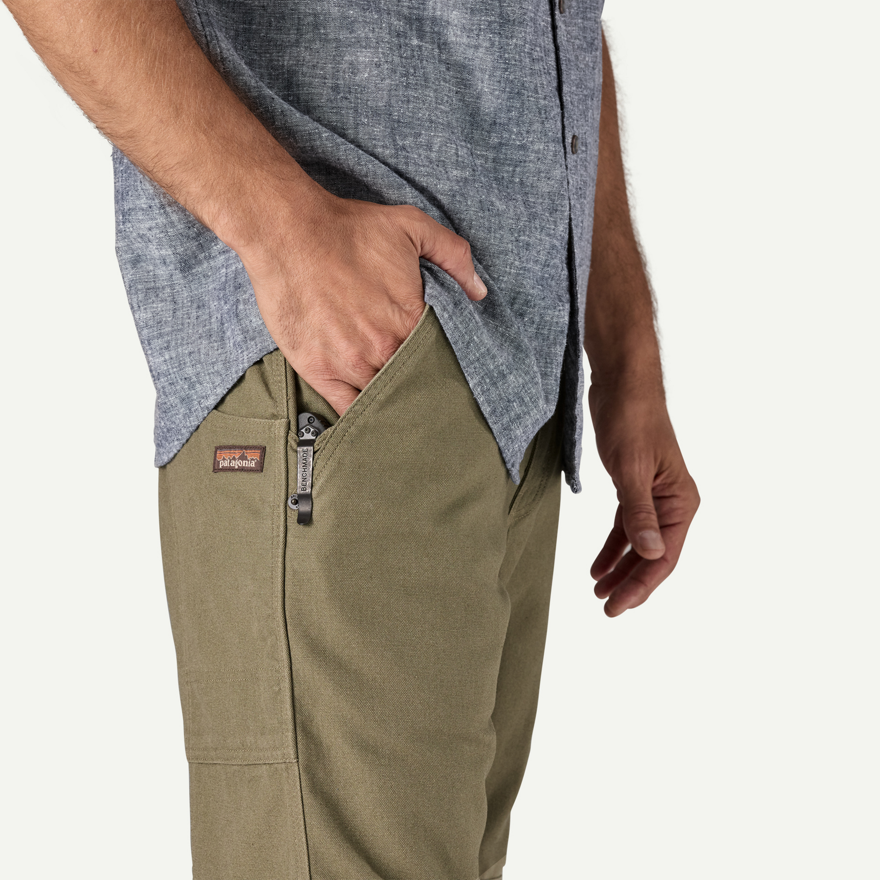 Men's All Seasons Double Knee Work Pants - Short - Image 4