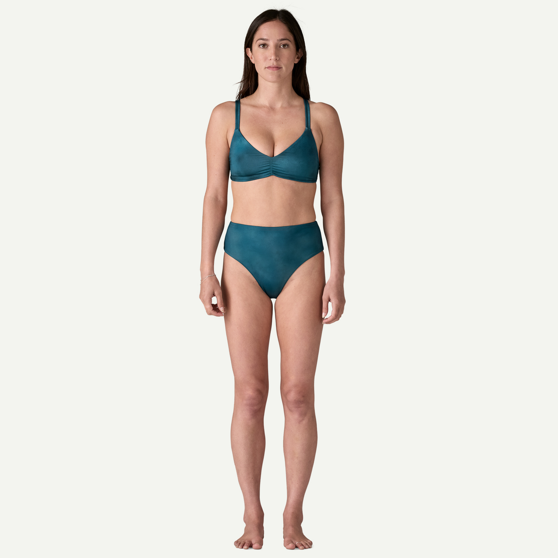 Women's Reversible Seaglass Bay Bikini Top - Image 4