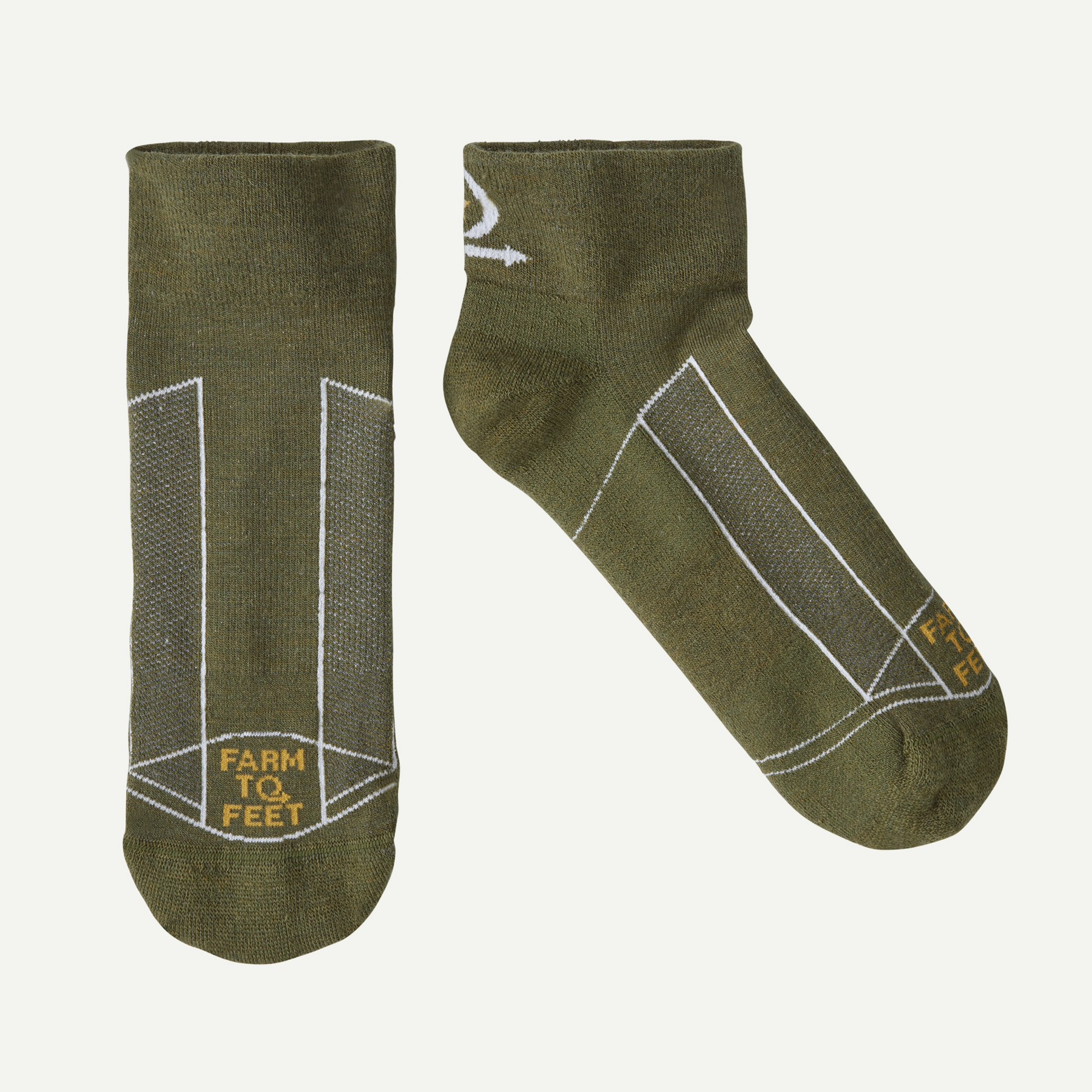 Farm to Feet Greensboro Light Cushion Quarter Socks - Image 2
