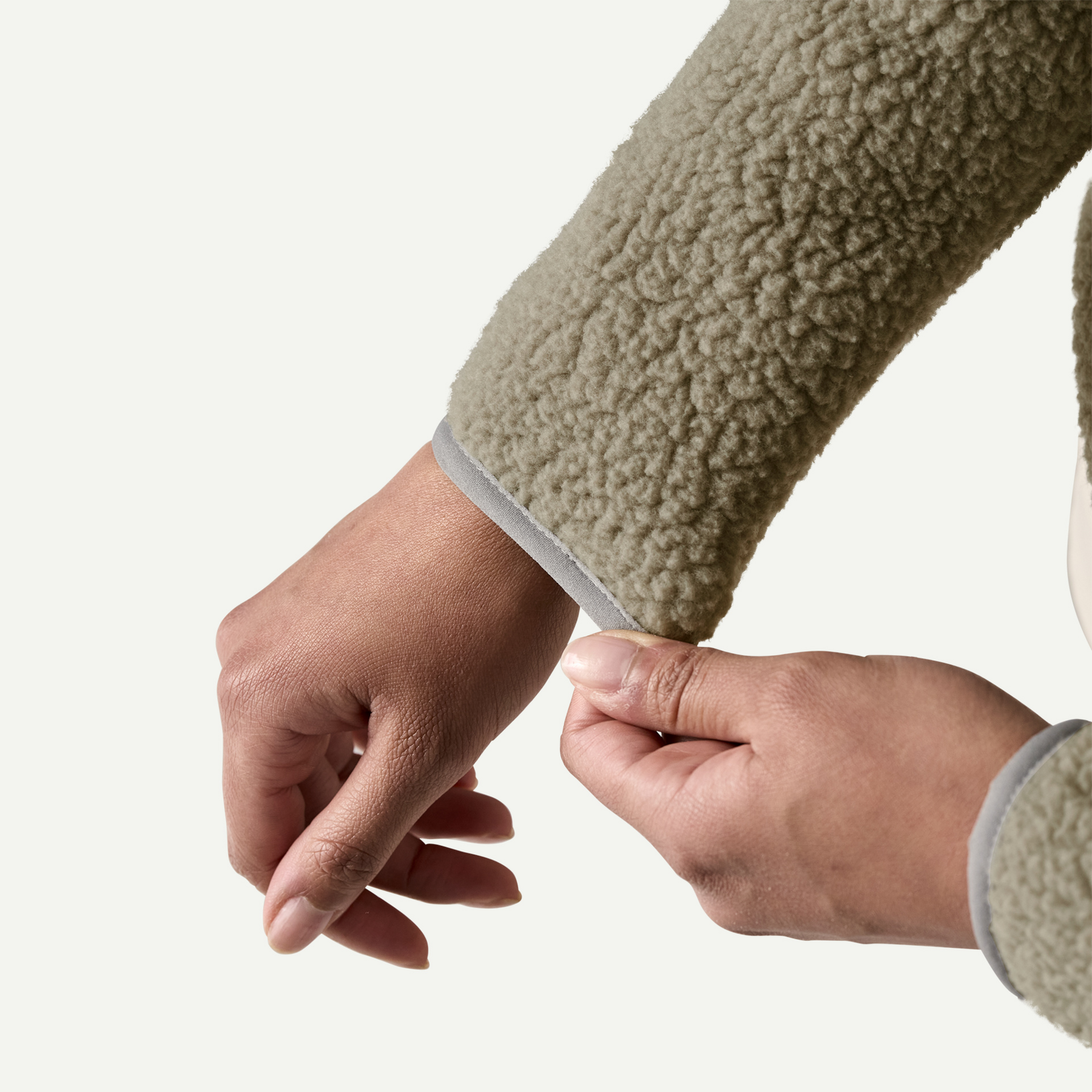 Women's Retro Pile Fleece Marsupial Pullover - Image 8