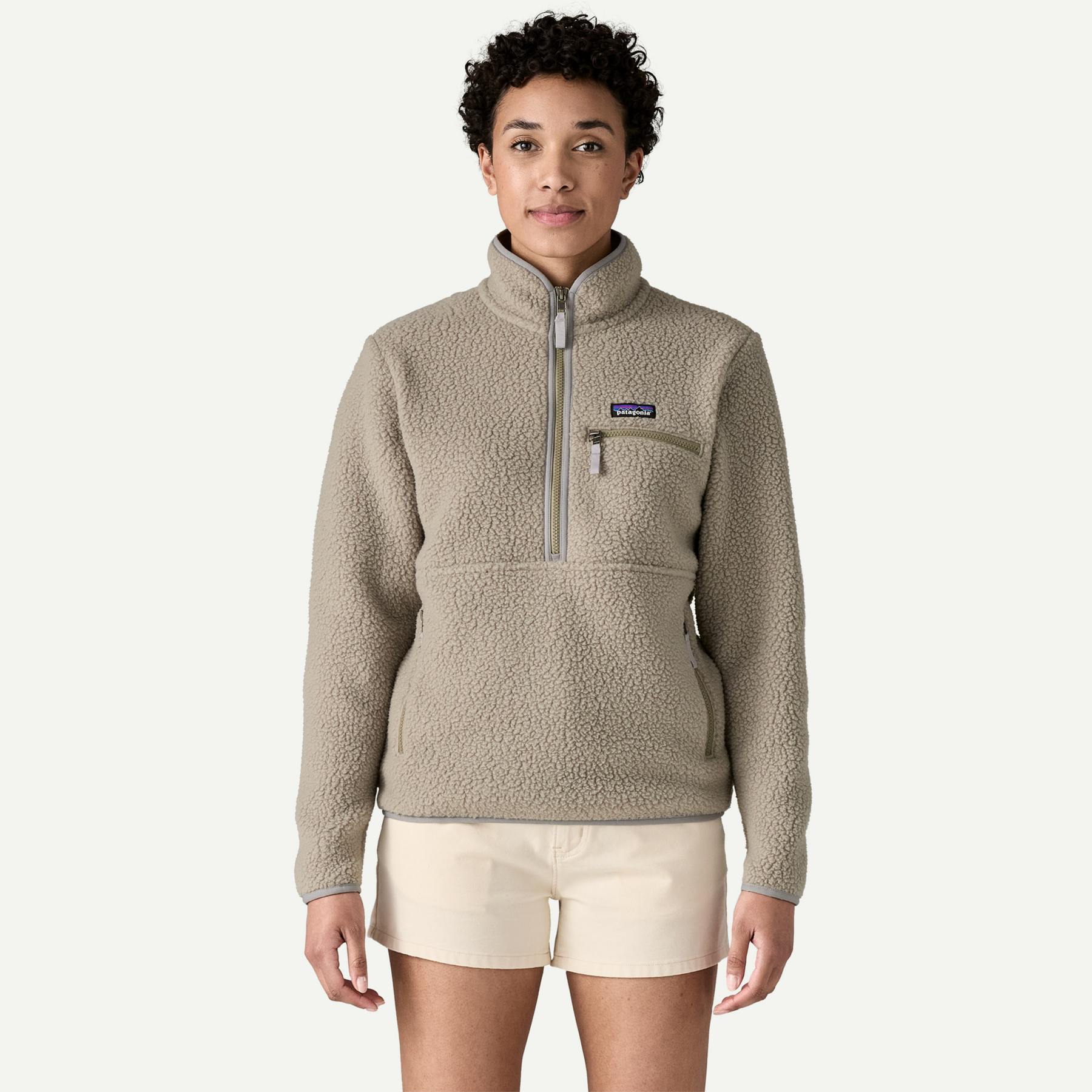 Women's Retro Pile Fleece Marsupial Pullover - Image 2