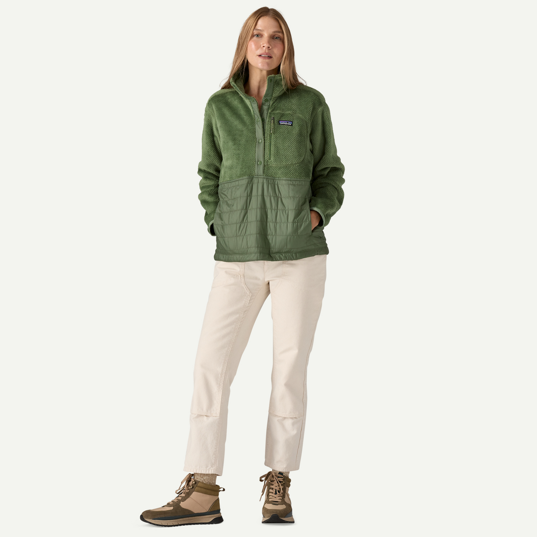 Women's Re-Tool Hybrid Fleece Pullover - Image 4