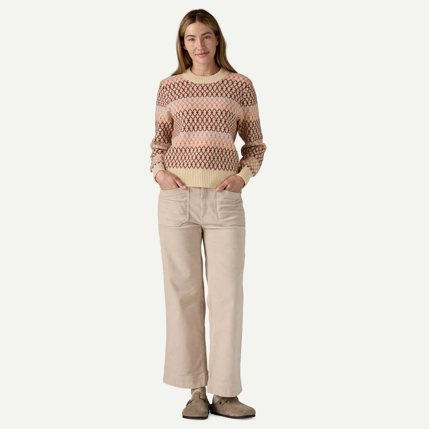 Women's Recycled Wool-Blend Crewneck Sweater - Image 4