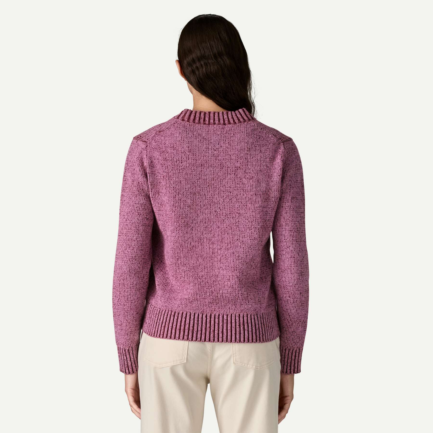 Women's Recycled Wool-Blend Crewneck Sweater - Image 3