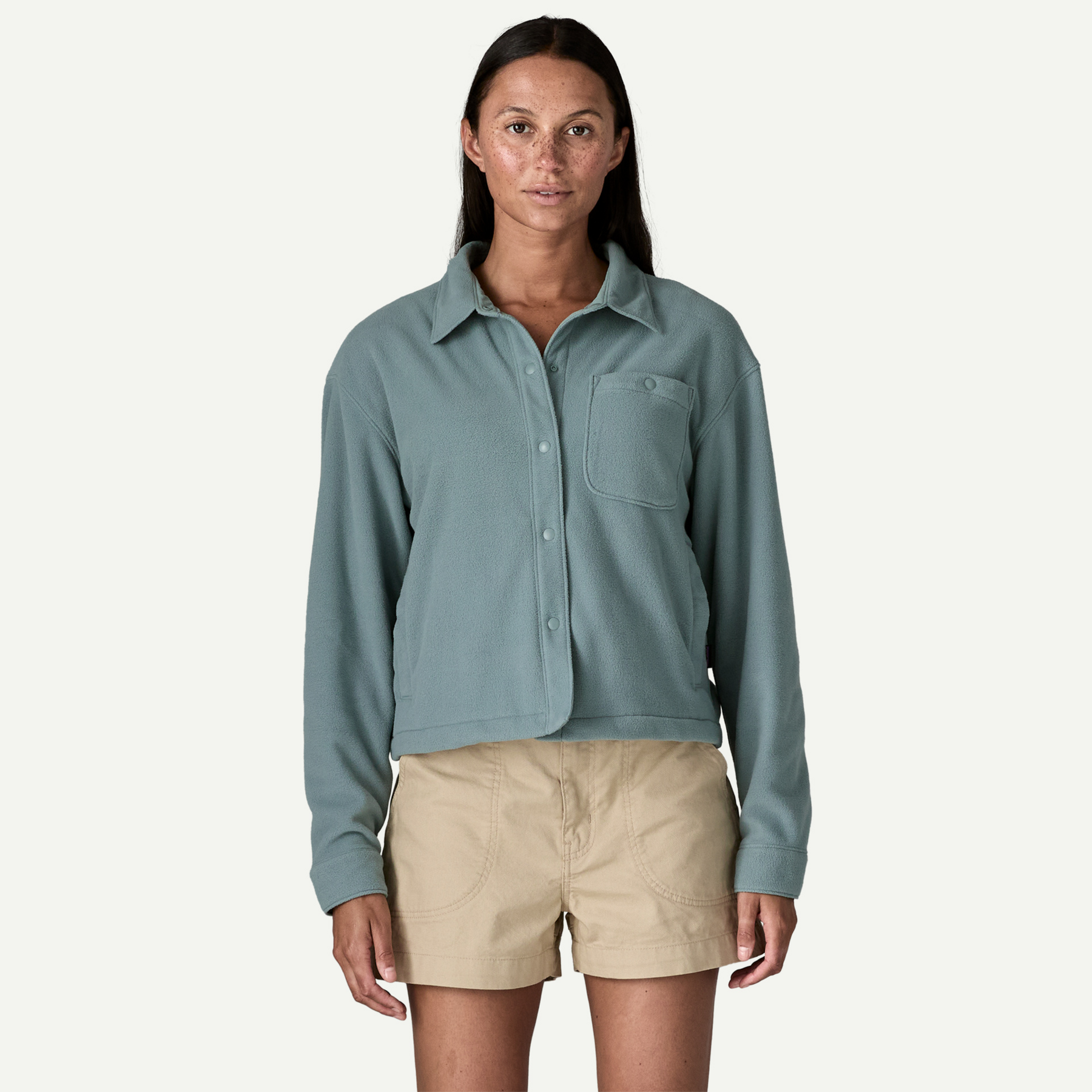 Women's Micro D Fleece Shirt Jacket - Image 2